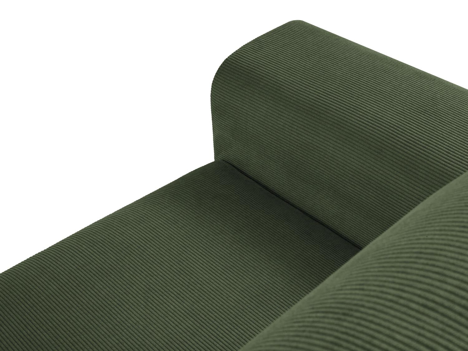 Stylisches Kyoto Ecksofa in tiefem Grün, 4-Sitzer mit praktischer Schlaffunktion und Stauraum, perfekt für entspannte Abende.