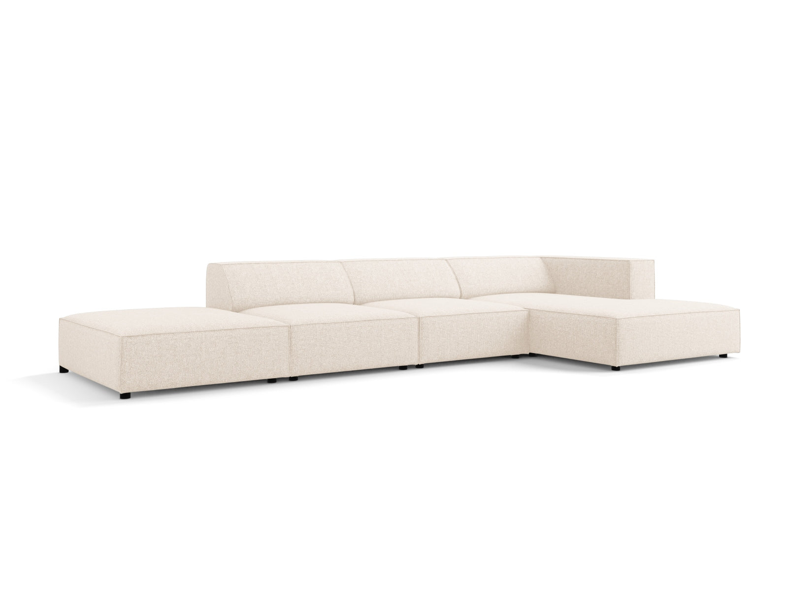 Erleben Sie das stilvolle Arendal Ecksofa rechts 5 Sitzer von Cosmopolitan Design – perfekt für moderne Wohnkonzepte und ultimativen Sitzkomfort.