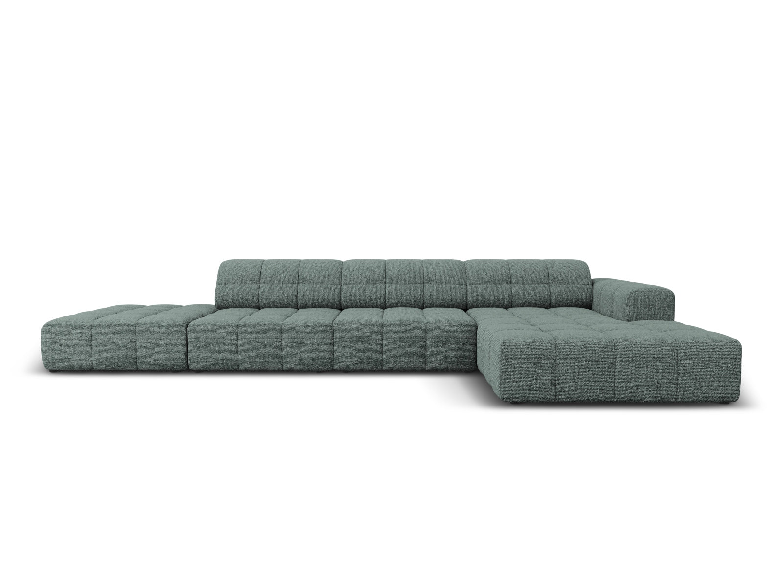 Chicago Ecksofa rechts 5 Sitzer 166cm in Petrol präsentiert im Onlineshop von KAQTU Design AG. Ecksofa rechts ist von Cosmopolitan Design