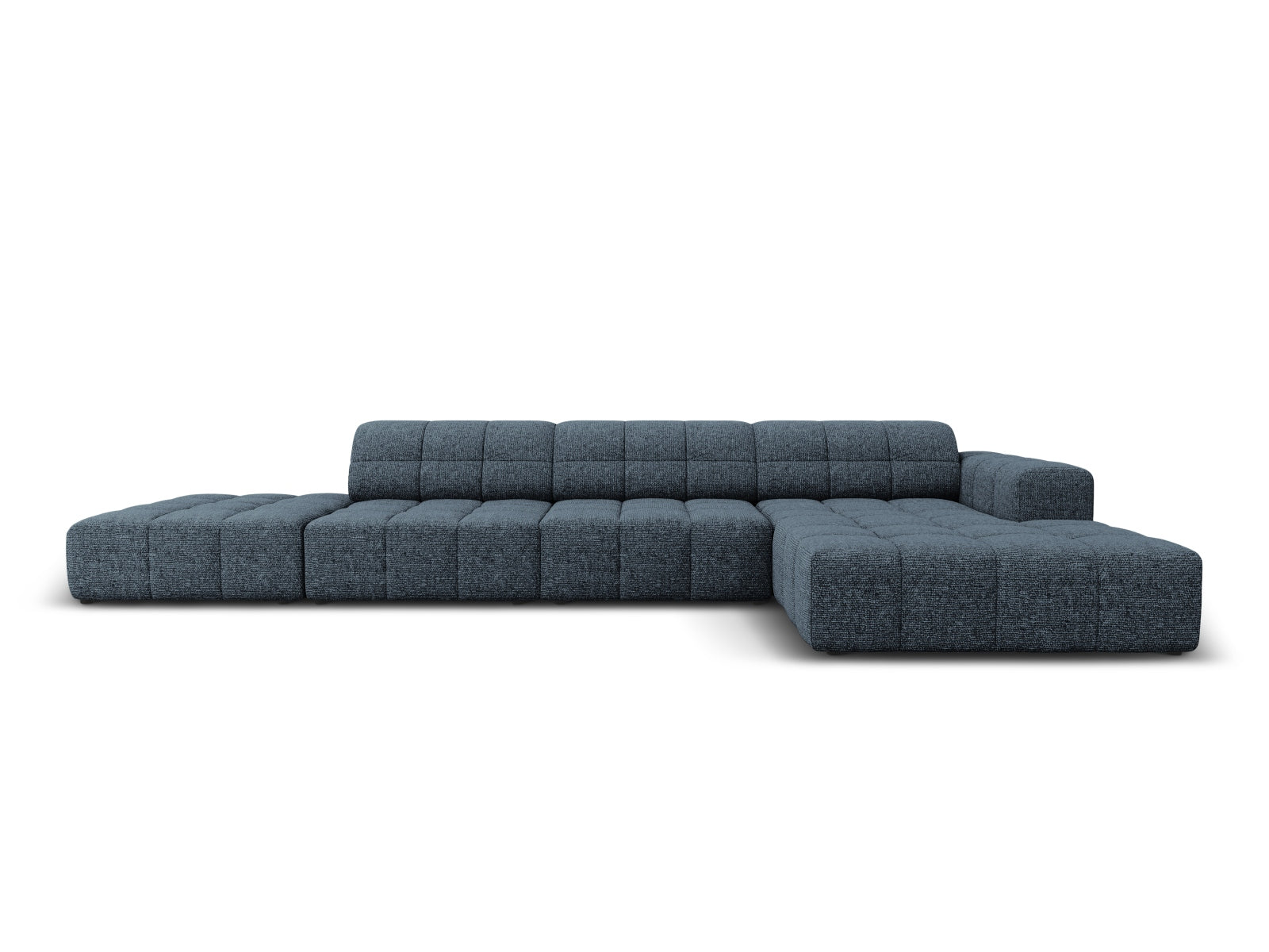 Chicago Ecksofa rechts 5 Sitzer 166cm in Royal Blue-Haga präsentiert im Onlineshop von KAQTU Design AG. L-Sofa rechts ist von Cosmopolitan Design