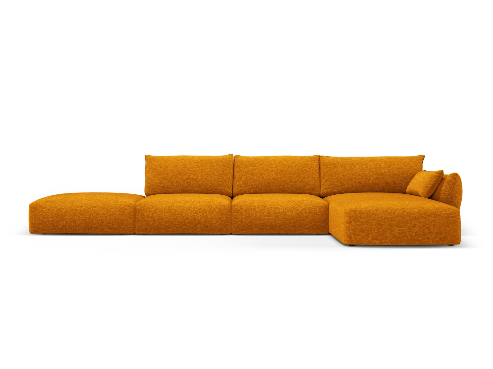 5-Sitzer Ecksofa rechts Matera in Yellow-Haga präsentiert im Onlineshop von KAQTU Design AG. Ecksofa rechts ist von Cosmopolitan Design