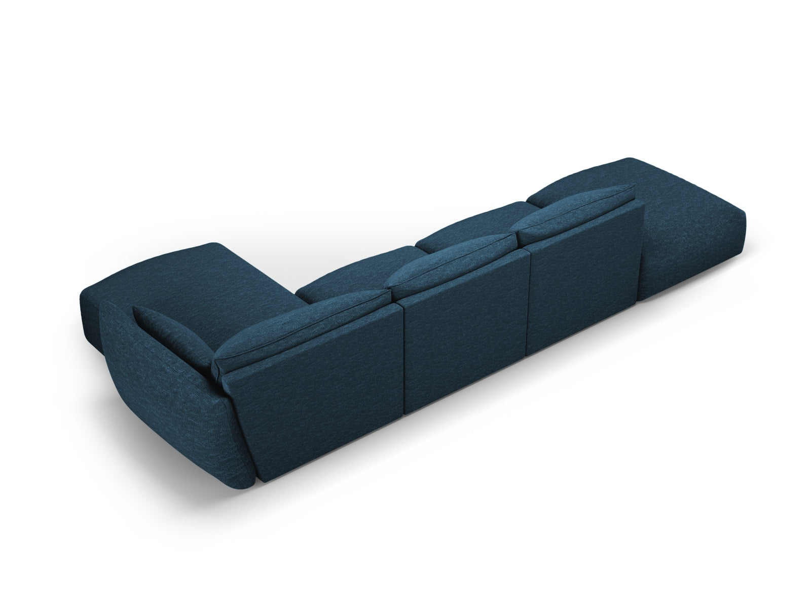 5-Sitzer Ecksofa rechts Matera in Royal Blue-Haga präsentiert im Onlineshop von KAQTU Design AG. Ecksofa rechts ist von Cosmopolitan Design