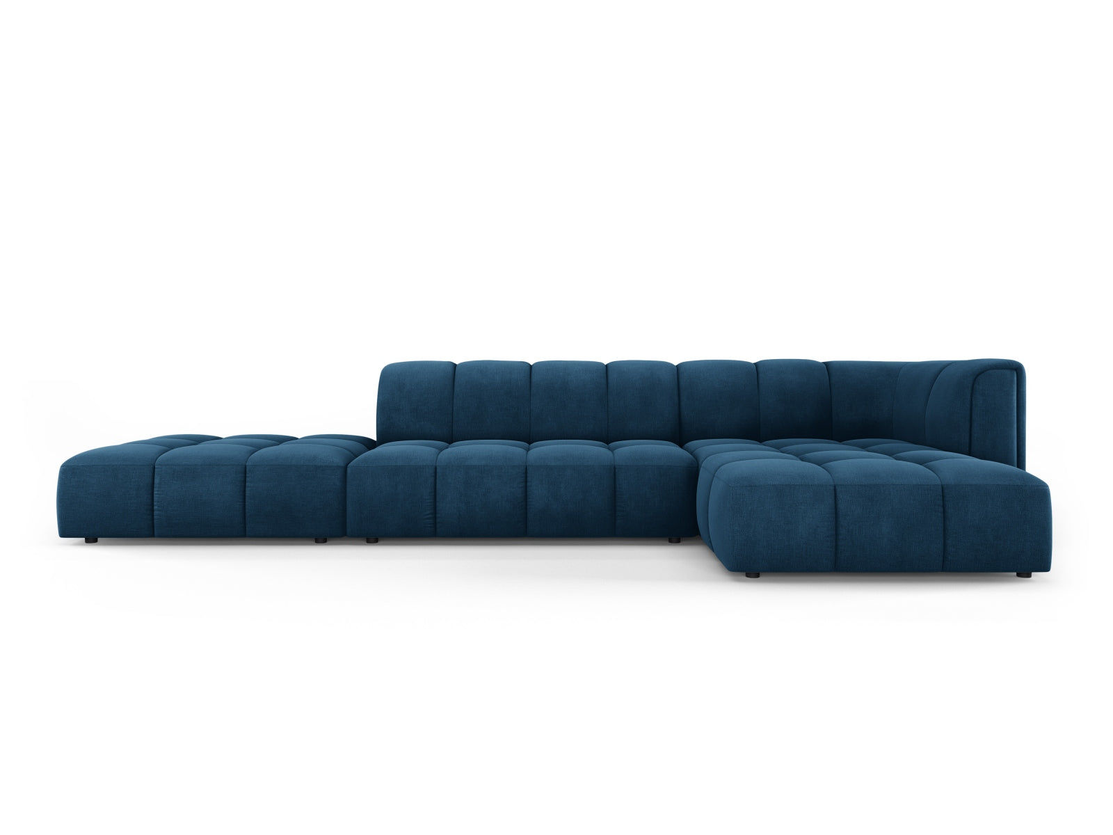 5-Sitzer Ecksofa rechts Moritz in Royal Blue-Rebel präsentiert im Onlineshop von KAQTU Design AG. Ecksofa rechts ist von Cosmopolitan Design