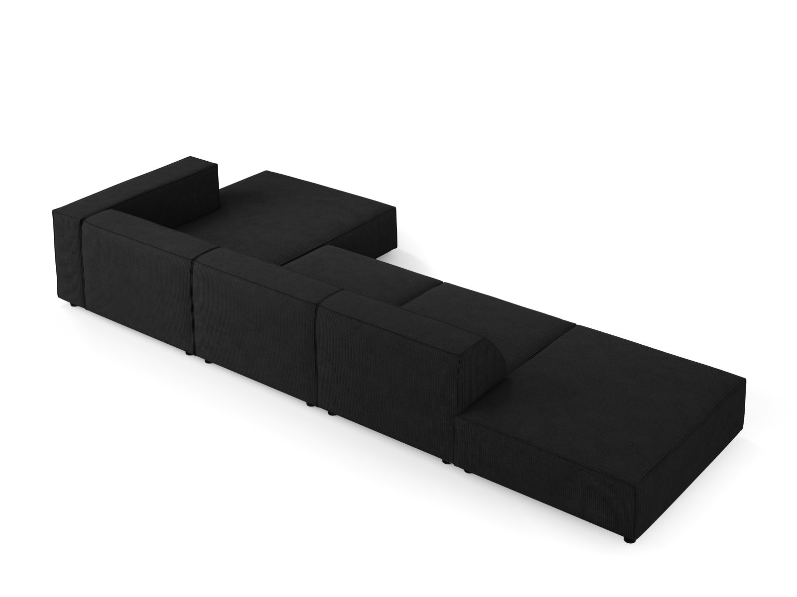 Entdecken Sie das elegante Arendal Ecksofa rechts 5 Sitzer von Cosmopolitan Design – ideal für zeitgemässe Wohnräume und höchsten Komfort.