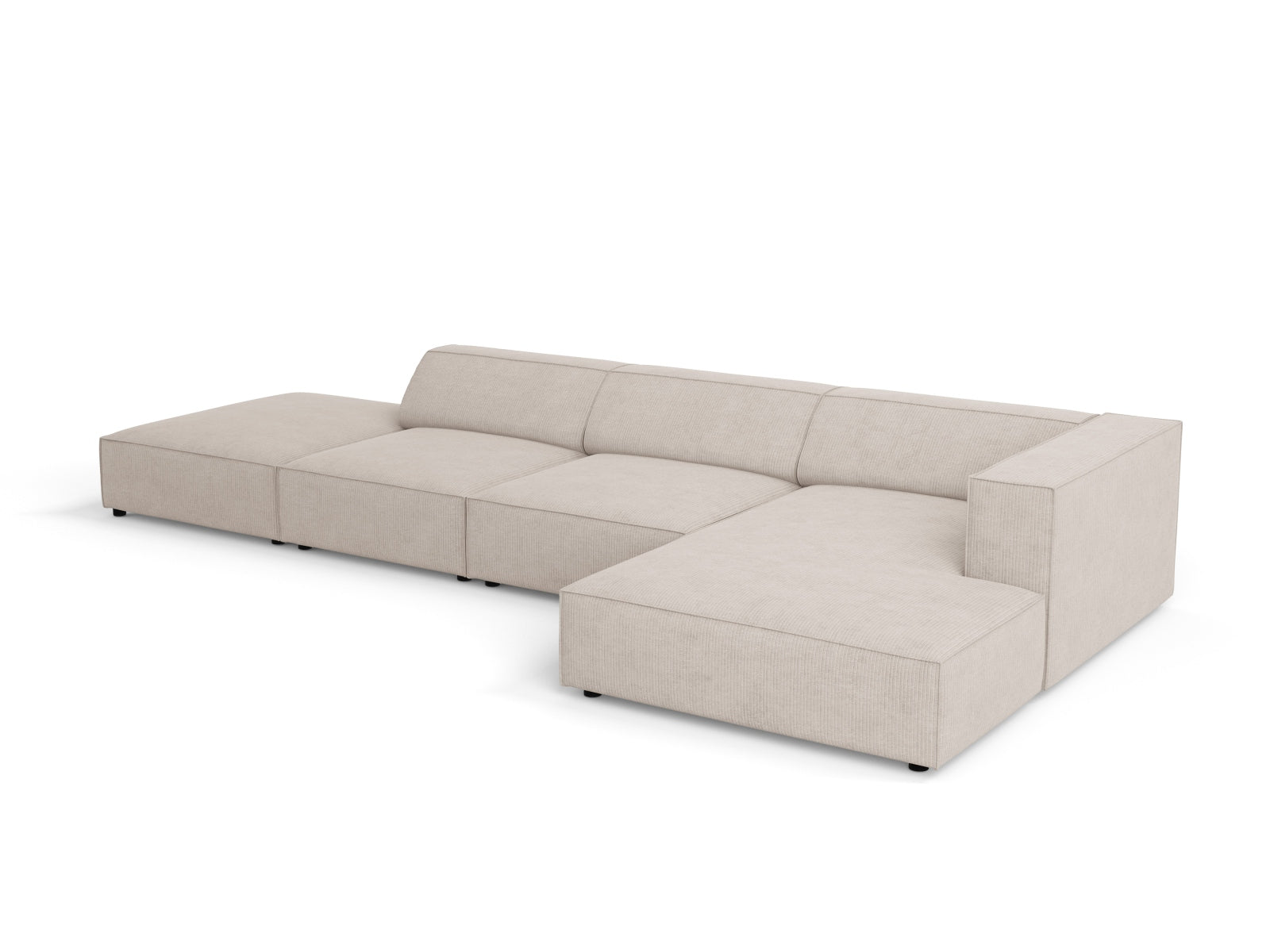 Entdecken Sie das elegante Arendal Ecksofa rechts 5 Sitzer von Cosmopolitan Design – ideal für zeitgemässe Wohnräume und höchsten Komfort.