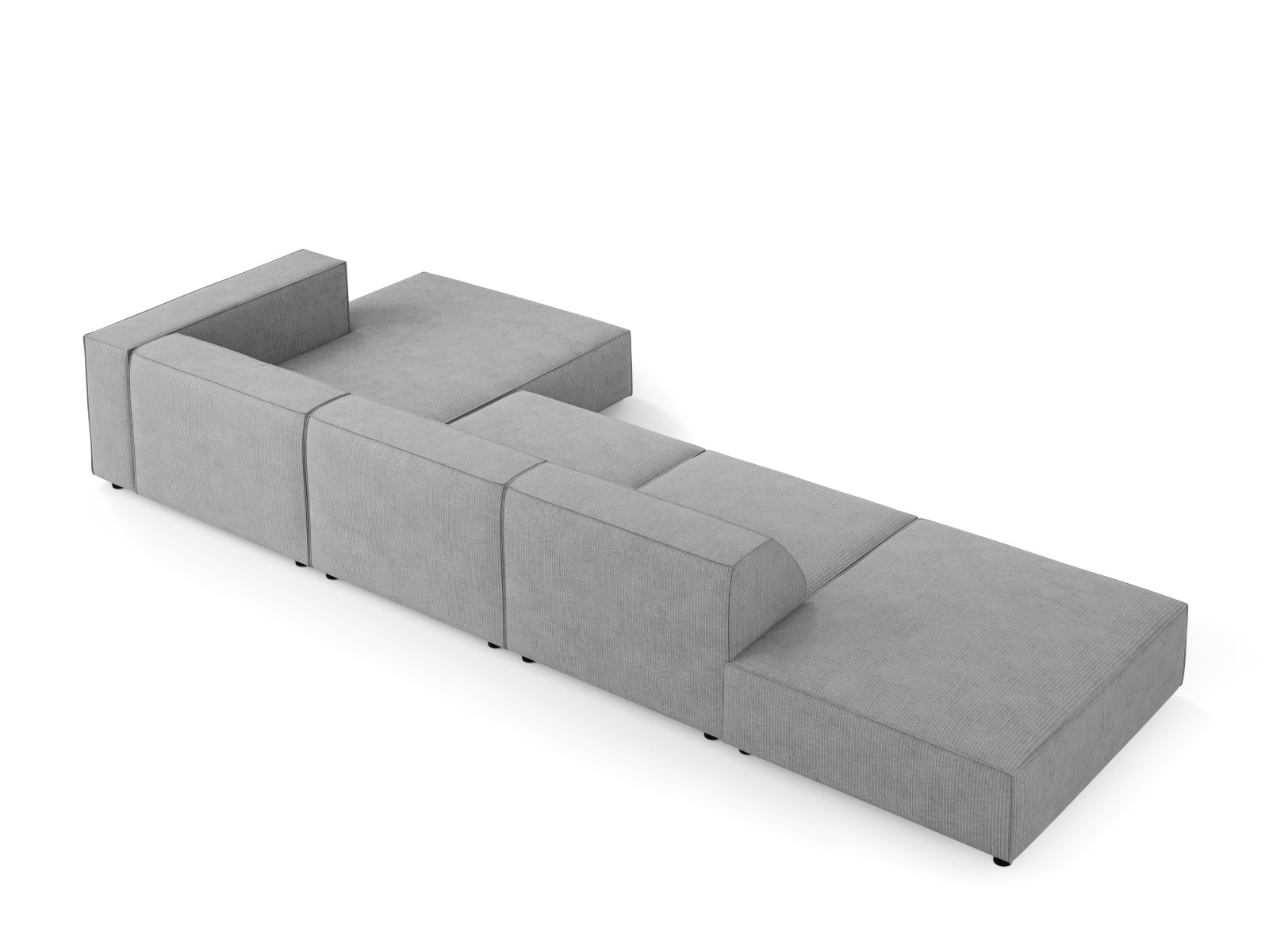 Entdecken Sie das elegante Arendal Ecksofa rechts 5 Sitzer von Cosmopolitan Design – ideal für zeitgemässe Wohnräume und höchsten Komfort.
