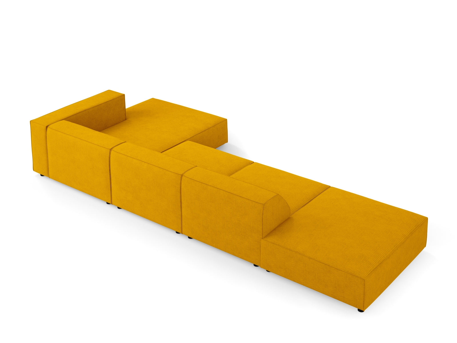 Erleben Sie das stilvolle Arendal Ecksofa rechts 5 Sitzer von Cosmopolitan Design – perfekt für moderne Wohnkonzepte und ultimativen Sitzkomfort.