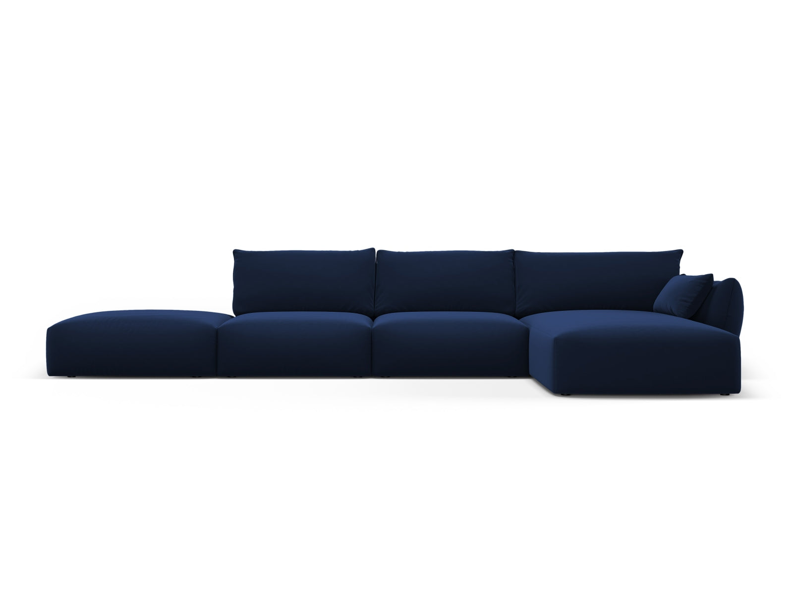 5-Sitzer Ecksofa rechts Matera in Royal Blue-Salvador präsentiert im Onlineshop von KAQTU Design AG. Ecksofa rechts ist von Cosmopolitan Design