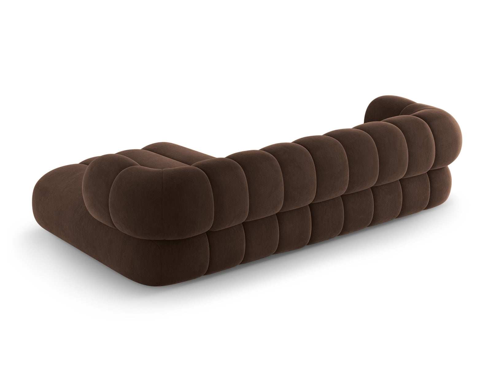 Koge Ecksofa rechts 5 Sitzer 165cm in Chocolate-Vogue präsentiert im Onlineshop von KAQTU Design AG. L-Sofa rechts ist von Cosmopolitan Design