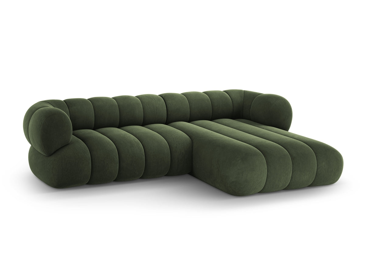 Koge Ecksofa rechts 5 Sitzer 165cm in Green-Vogue präsentiert im Onlineshop von KAQTU Design AG. L-Sofa rechts ist von Cosmopolitan Design