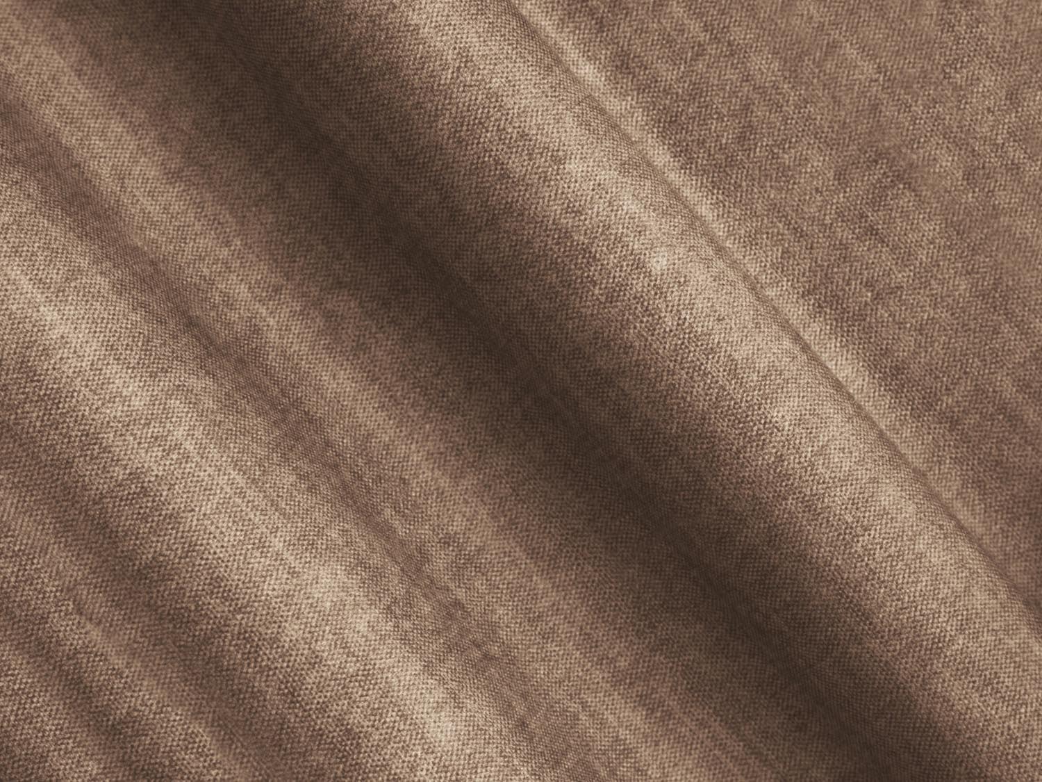 Elegantes Loretto Velour Ecksofa in Dunkelbeige, ideal für komfortable Wohnräume und entspannte Sitzgelegenheiten.