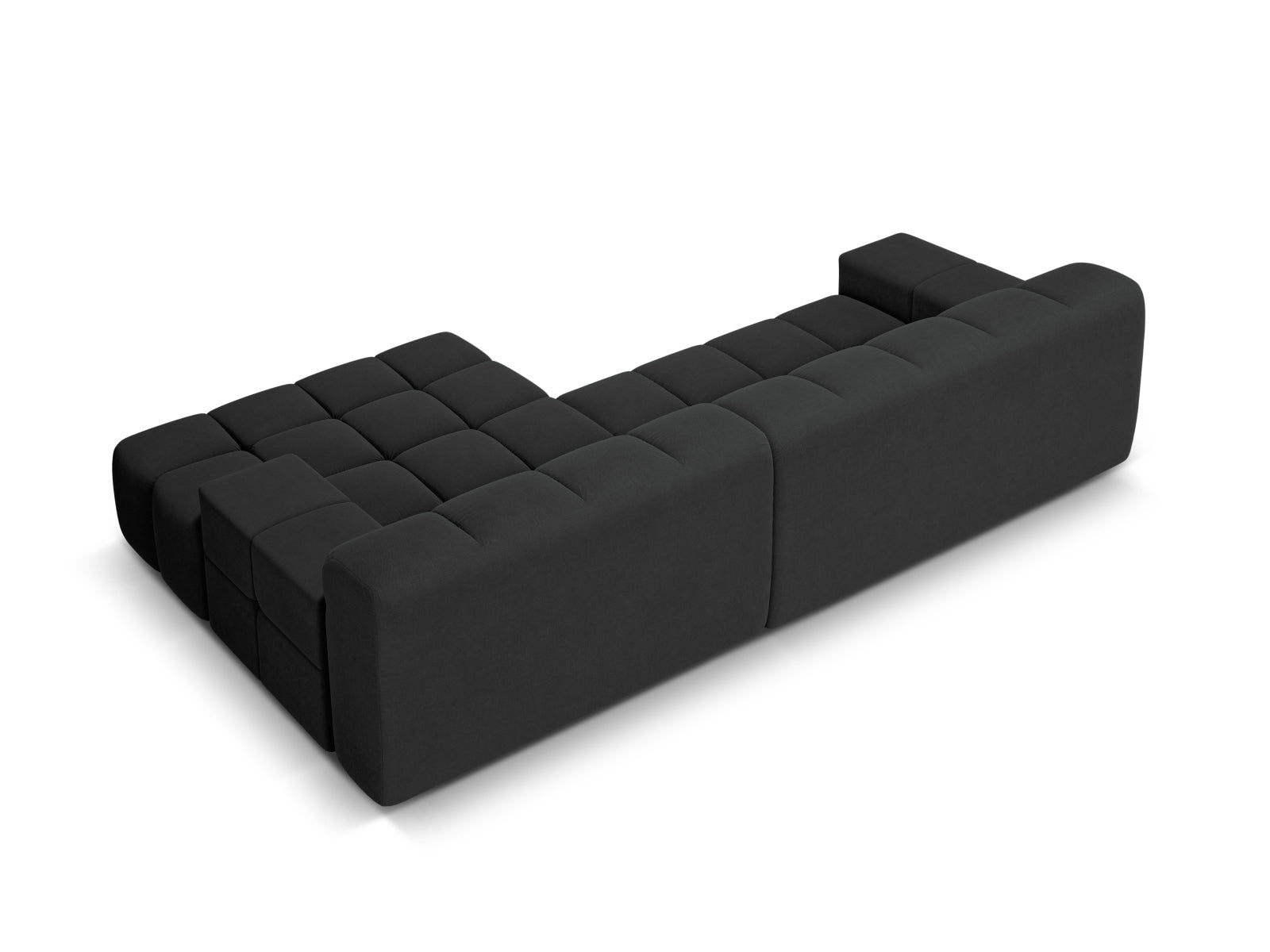 Elegantes 3-Sitzer Ecksofa rechts Hawaii in klassischem Anthrazit, ideal für komfortable Wohnräume und entspannte Stunden.