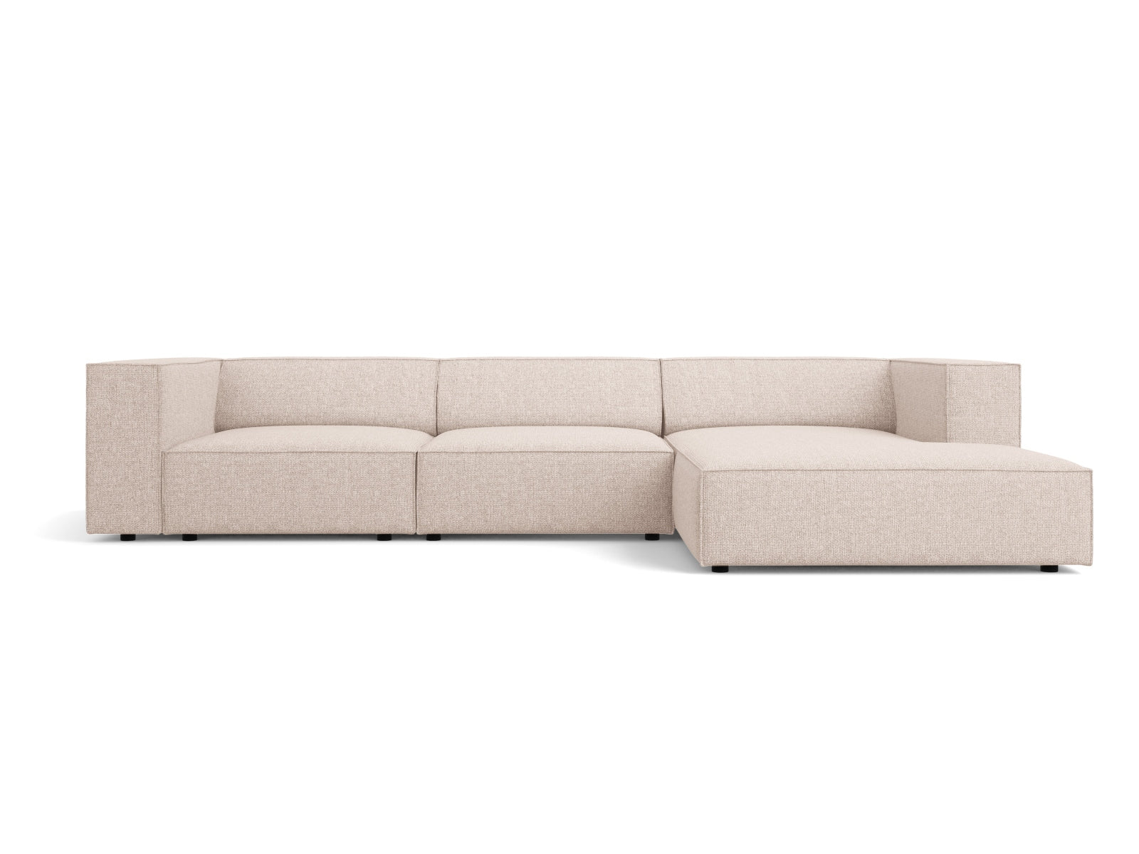 Arendal Ecksofa rechts 4 Sitzer in Beige präsentiert im Onlineshop von KAQTU Design AG. Ecksofa rechts ist von Cosmopolitan Design