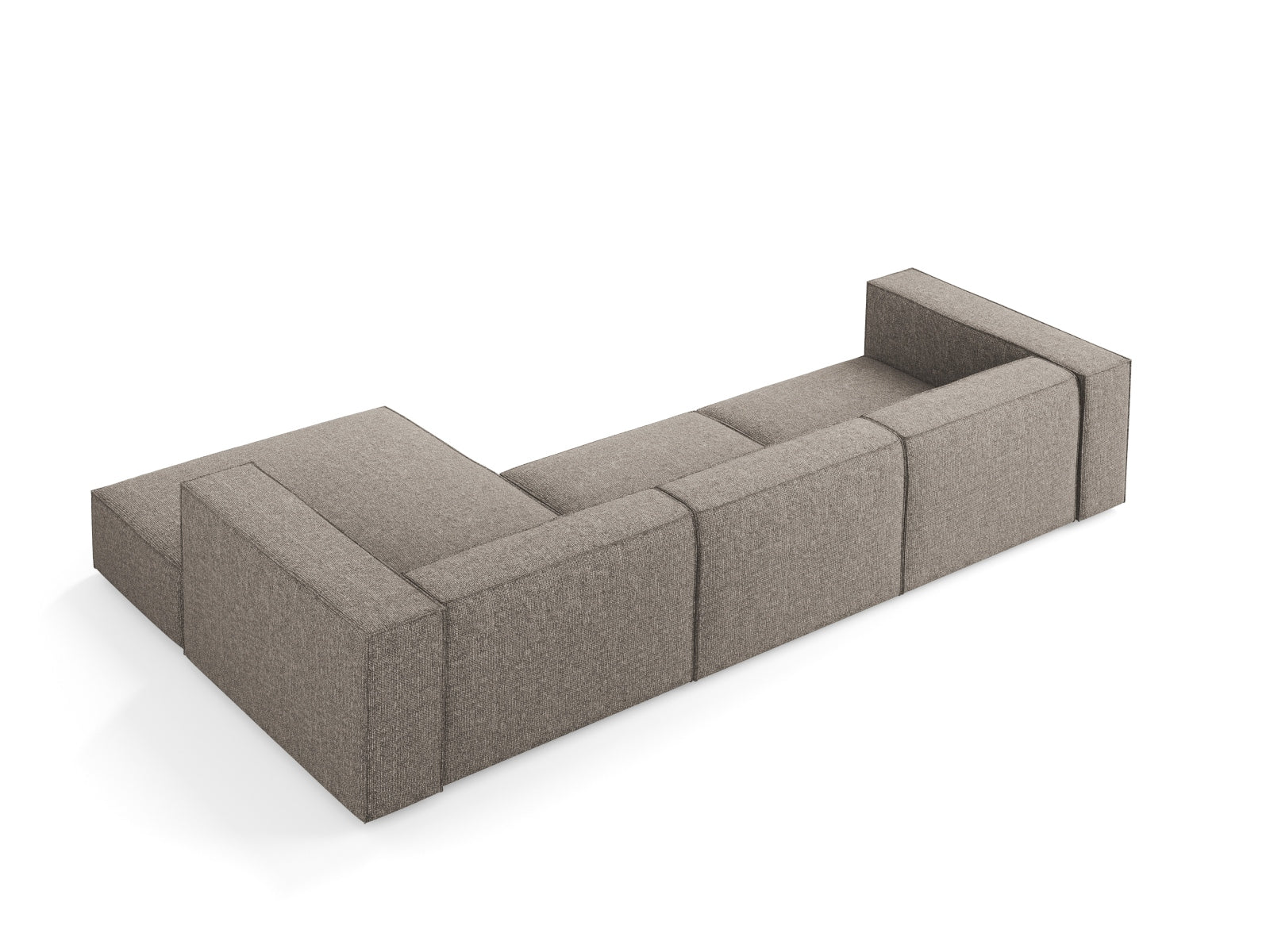 Entdecken Sie das elegante Arendal Ecksofa rechts 4 Sitzer von Cosmopolitan Design – ideal für zeitgemässe Wohnräume und höchsten Komfort.