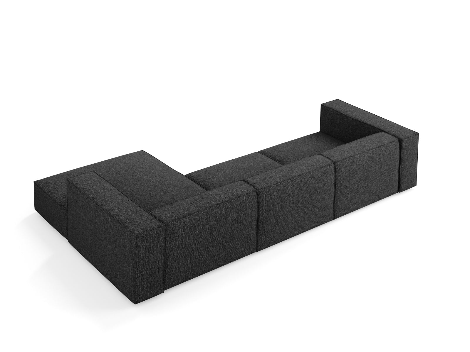 Entdecken Sie das elegante Arendal Ecksofa rechts 4 Sitzer von Cosmopolitan Design – ideal für zeitgemässe Wohnräume und höchsten Komfort.