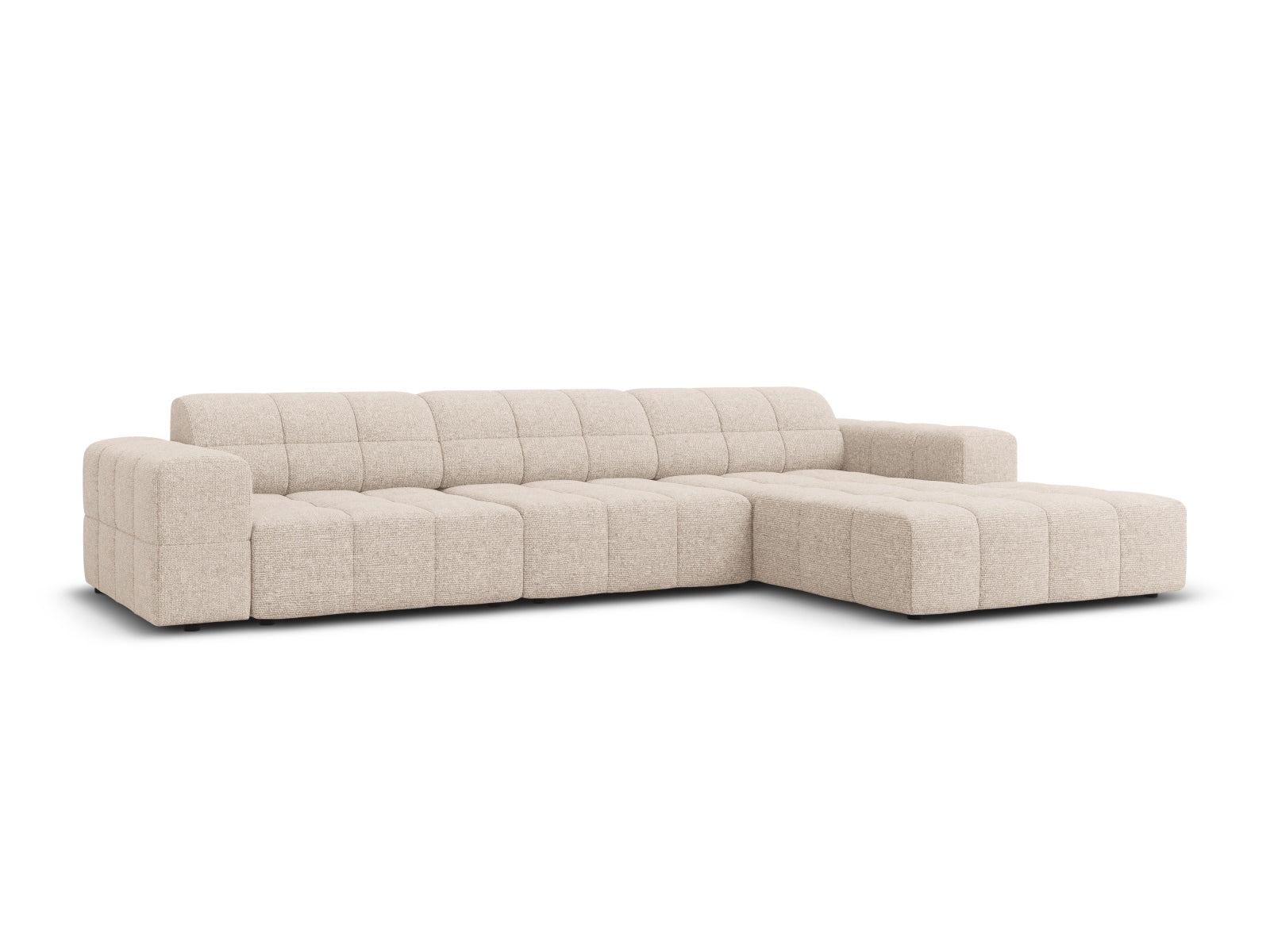 Erleben Sie das stilvolle Chicago Ecksofa rechts (166 cm) von Cosmopolitan Design – ein eleganter 4-Sitzer, perfekt für Ihr modernes Zuhause.