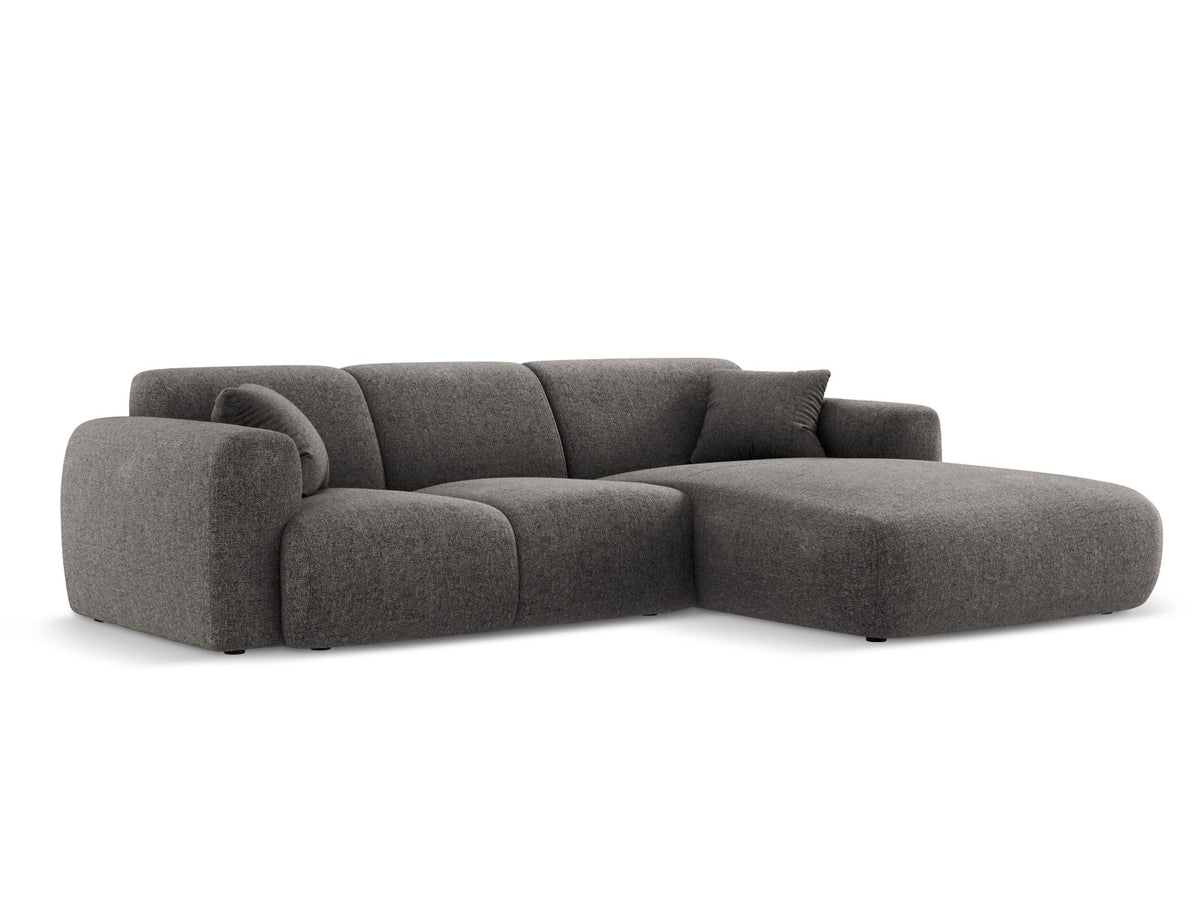 Nolio Ecksofa rechts 4 Sitzer 170cm in Grey-Haga präsentiert im Onlineshop von KAQTU Design AG. L-Sofa rechts ist von Cosmopolitan Design