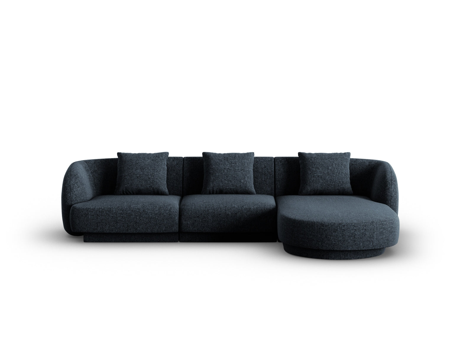 Tulum Ecksofa rechts 4 Sitzer 156cm in Royal Blue präsentiert im Onlineshop von KAQTU Design AG. Ecksofa rechts ist von Cosmopolitan Design