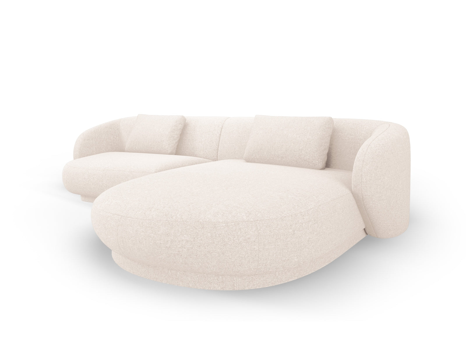 Erleben Sie das Camden Ecksofa rechts 4 Sitzer von Cosmopolitan Design – luxuriöses Velours, das Komfort und Stil in Ihr Zuhause bringt!