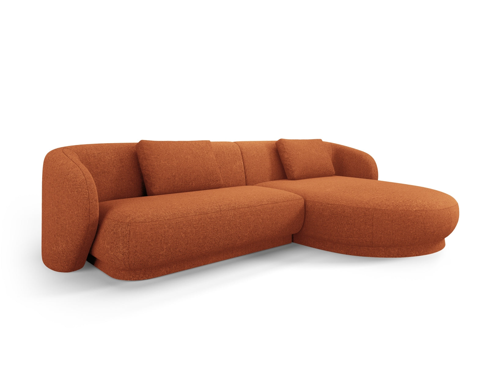 Camden Ecksofa rechts 4 Sitzer in Terracotta Melange präsentiert im Onlineshop von KAQTU Design AG. Ecksofa rechts ist von Cosmopolitan Design
