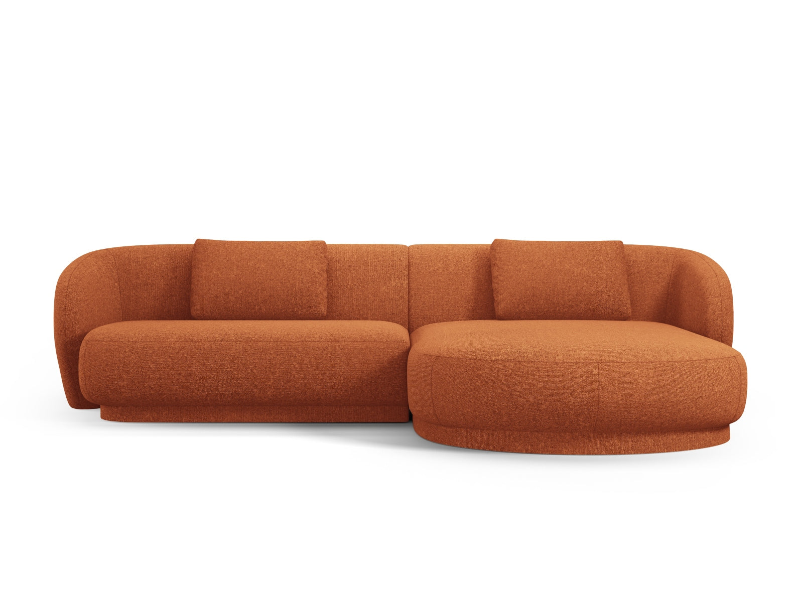 Entdecken Sie das elegante Camden Ecksofa rechts 4 Sitzer von Cosmopolitan Design – hochwertiges Velours, ideal für modernes Wohnen und ultimativen Komfort!