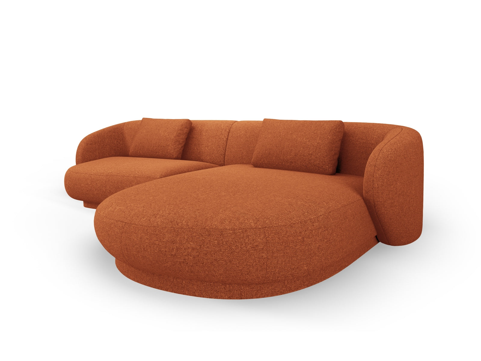 Erleben Sie das stilvolle Camden Ecksofa rechts 4 Sitzer von Cosmopolitan Design – luxuriöses Velours, perfekt für Ihr modernes Zuhause und höchsten Sitzkomfort!