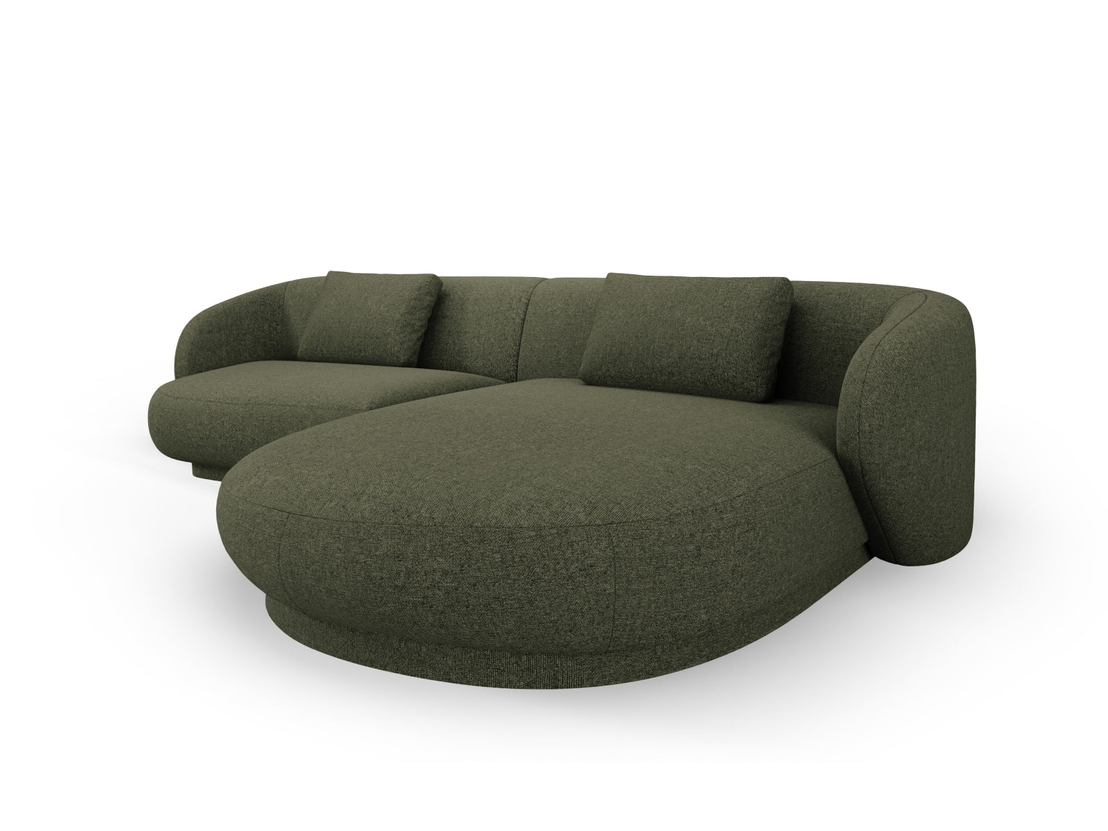 Entdecken Sie das elegante Camden Ecksofa rechts 4 Sitzer von Cosmopolitan Design – hochwertiges Velours, ideal für modernes Wohnen und ultimativen Komfort!