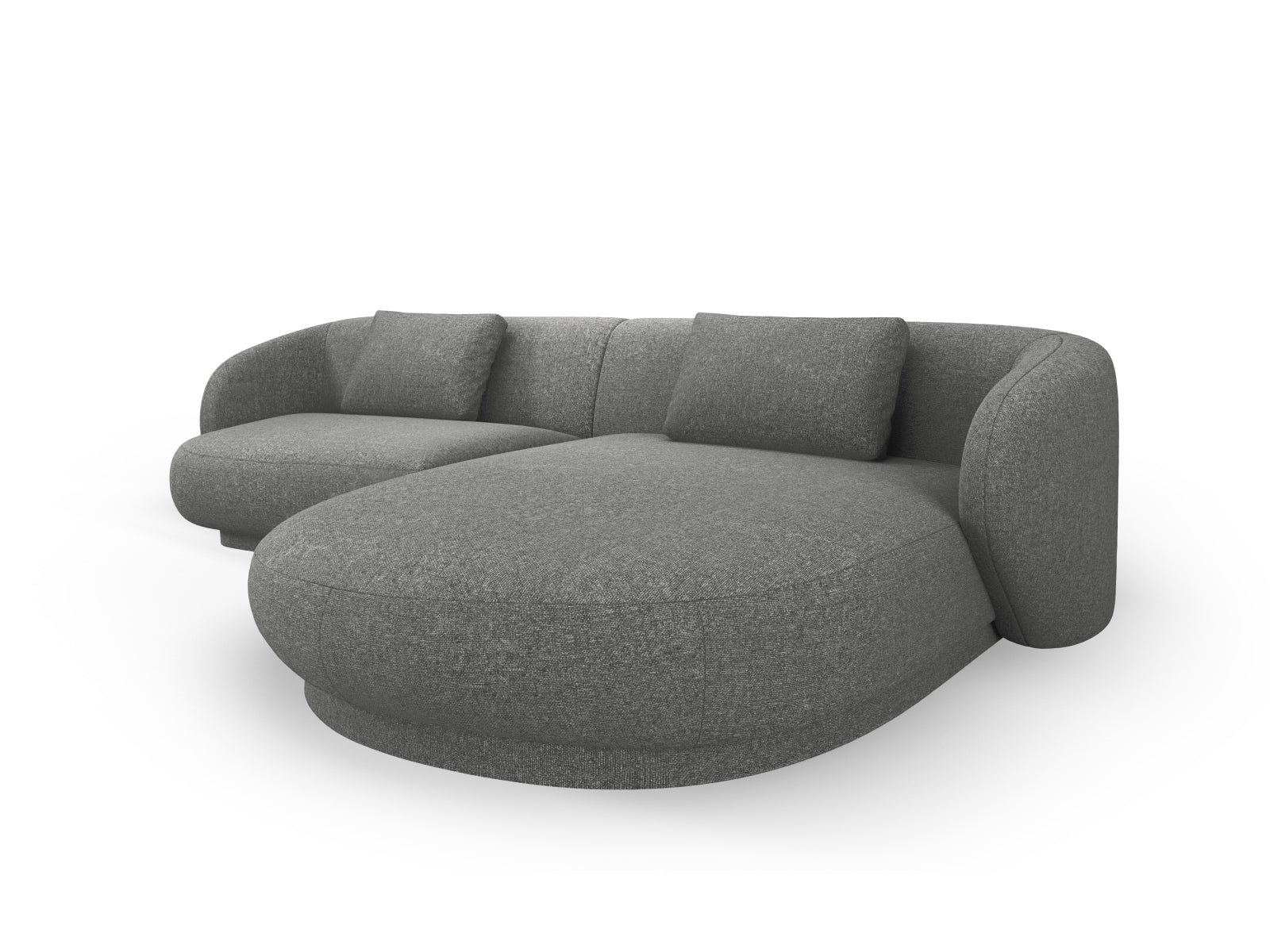 Erleben Sie das stilvolle Camden Ecksofa rechts 4 Sitzer von Cosmopolitan Design – luxuriöses Velours, perfekt für Ihr modernes Zuhause und ultimativen Komfort!