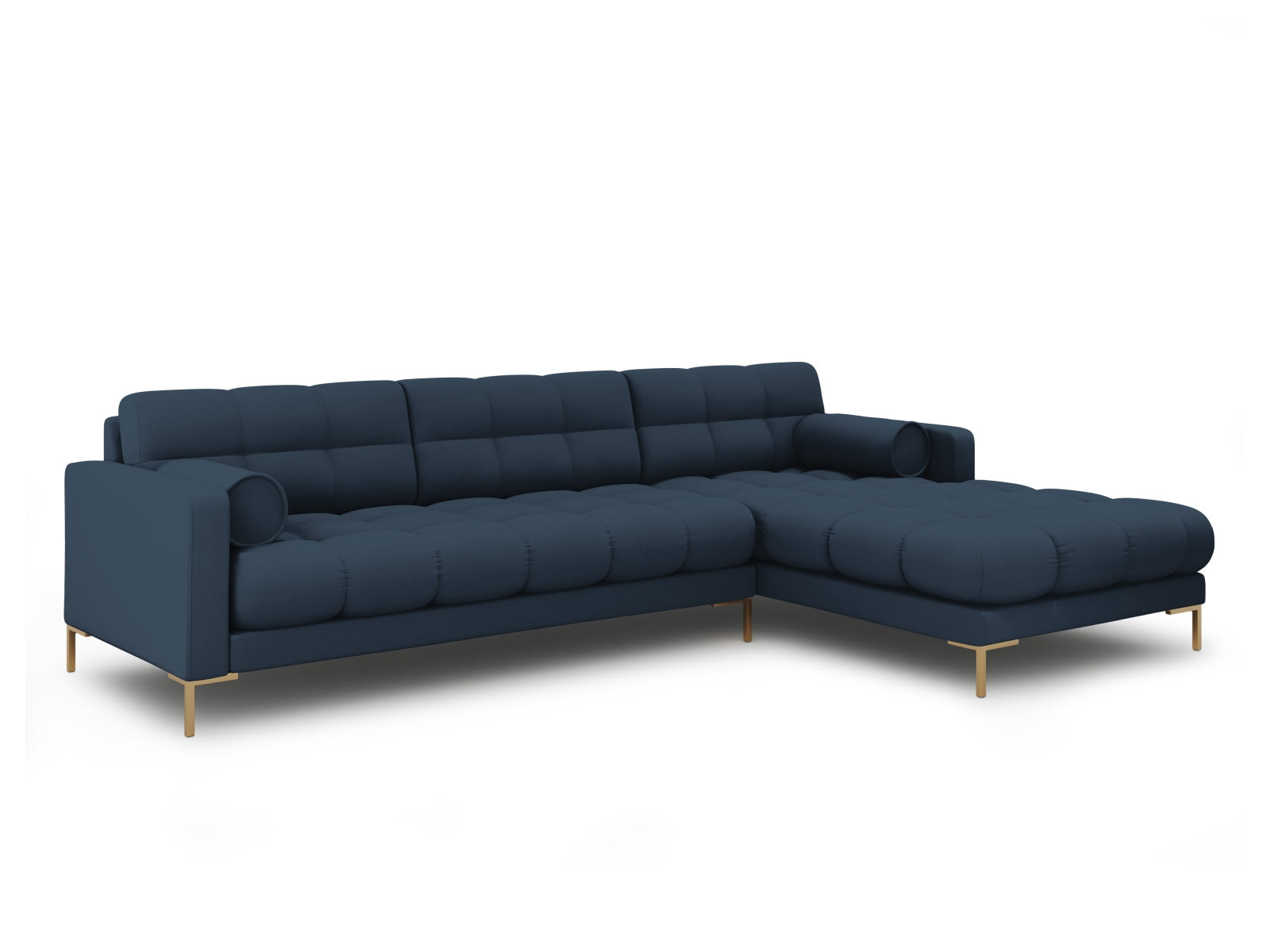 5-Sitzer Ecksofa rechts Bali in Blue-Neve präsentiert im Onlineshop von KAQTU Design AG. Ecksofa rechts ist von Cosmopolitan Design