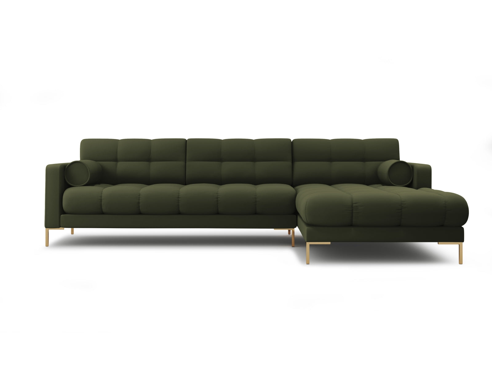 5-Sitzer Ecksofa rechts Bali in Green-Neve präsentiert im Onlineshop von KAQTU Design AG. Ecksofa rechts ist von Cosmopolitan Design