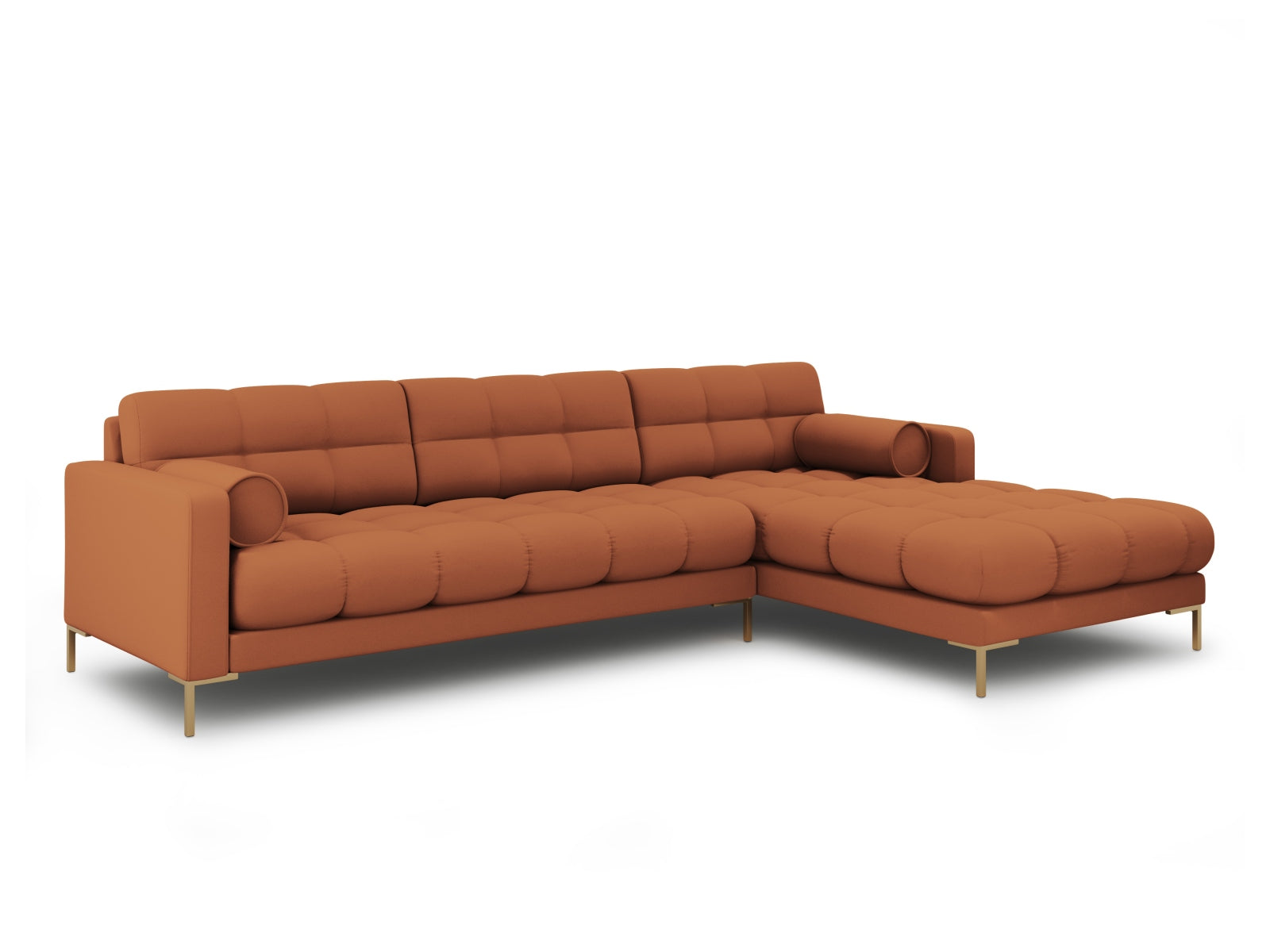 5-Sitzer Ecksofa rechts Bali in Brick-Neve präsentiert im Onlineshop von KAQTU Design AG. Ecksofa rechts ist von Cosmopolitan Design