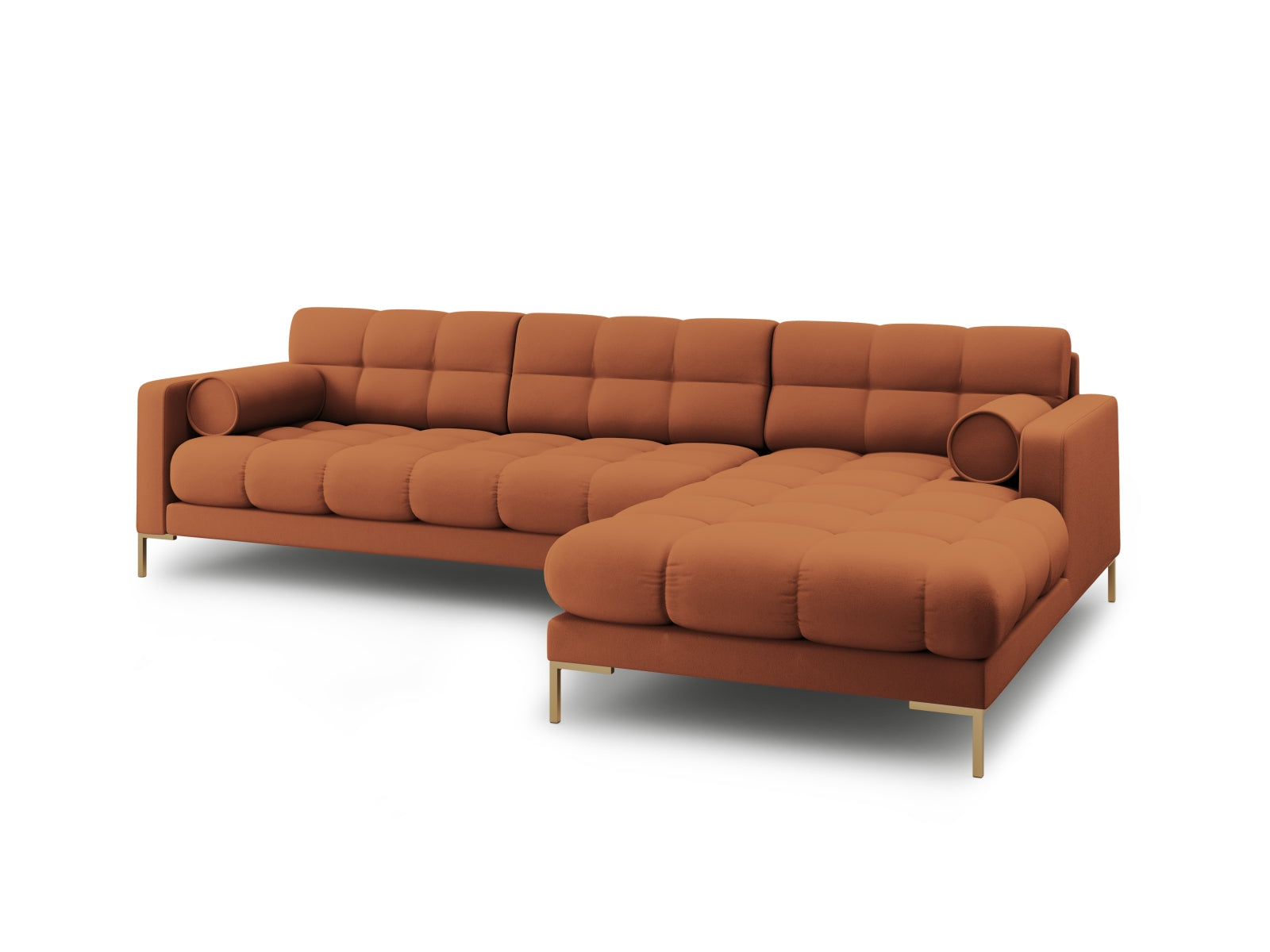 5-Sitzer Ecksofa rechts Bali in Brick-Neve präsentiert im Onlineshop von KAQTU Design AG. Ecksofa rechts ist von Cosmopolitan Design