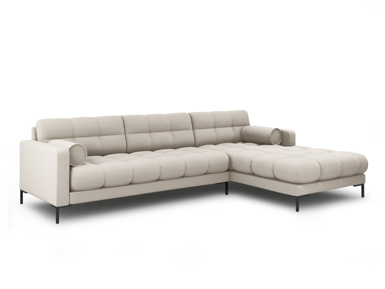5-Sitzer Ecksofa rechts Bali in Beige-Neve präsentiert im Onlineshop von KAQTU Design AG. Ecksofa rechts ist von Cosmopolitan Design