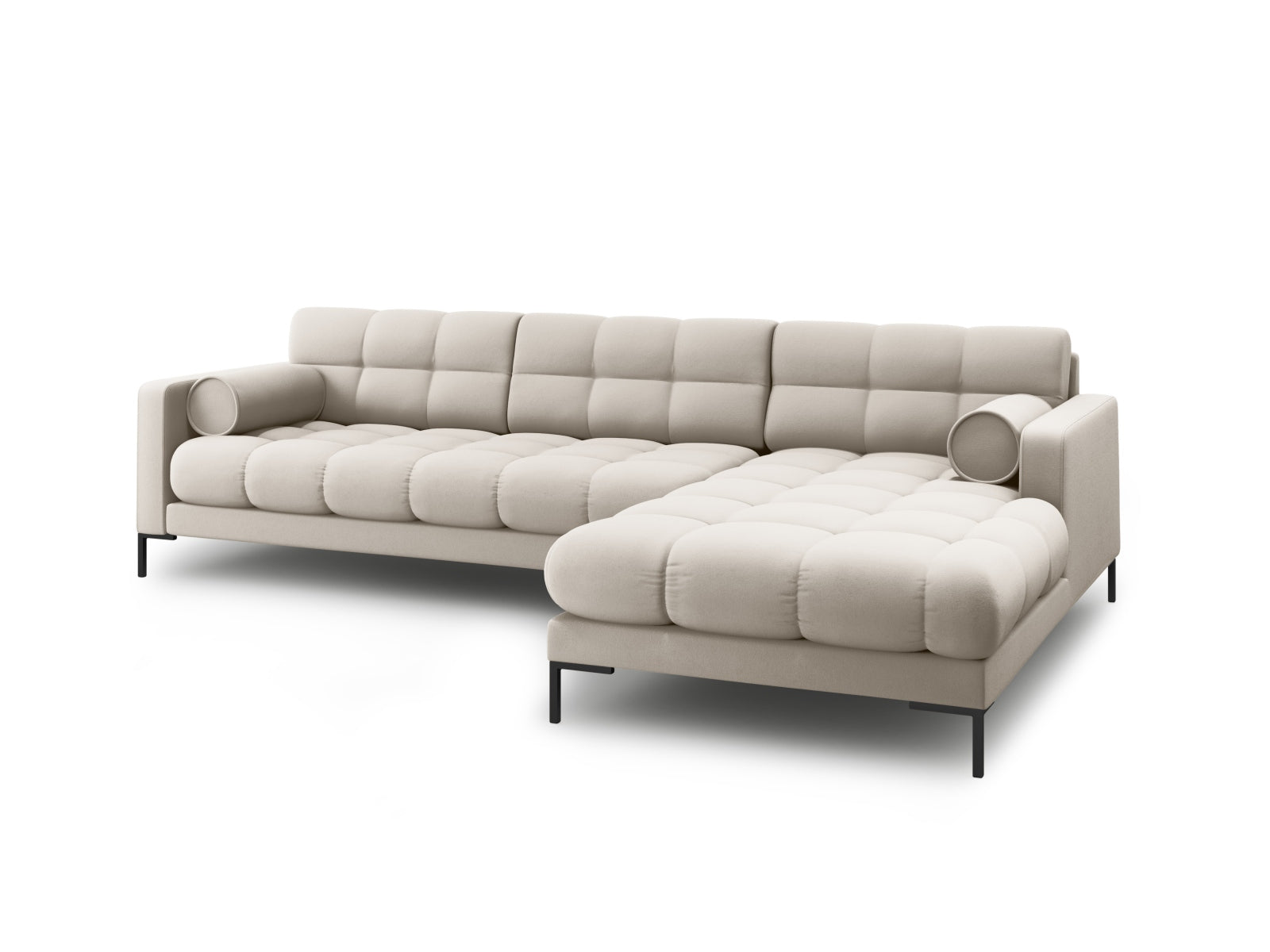 5-Sitzer Ecksofa rechts Bali in Beige-Neve präsentiert im Onlineshop von KAQTU Design AG. Ecksofa rechts ist von Cosmopolitan Design