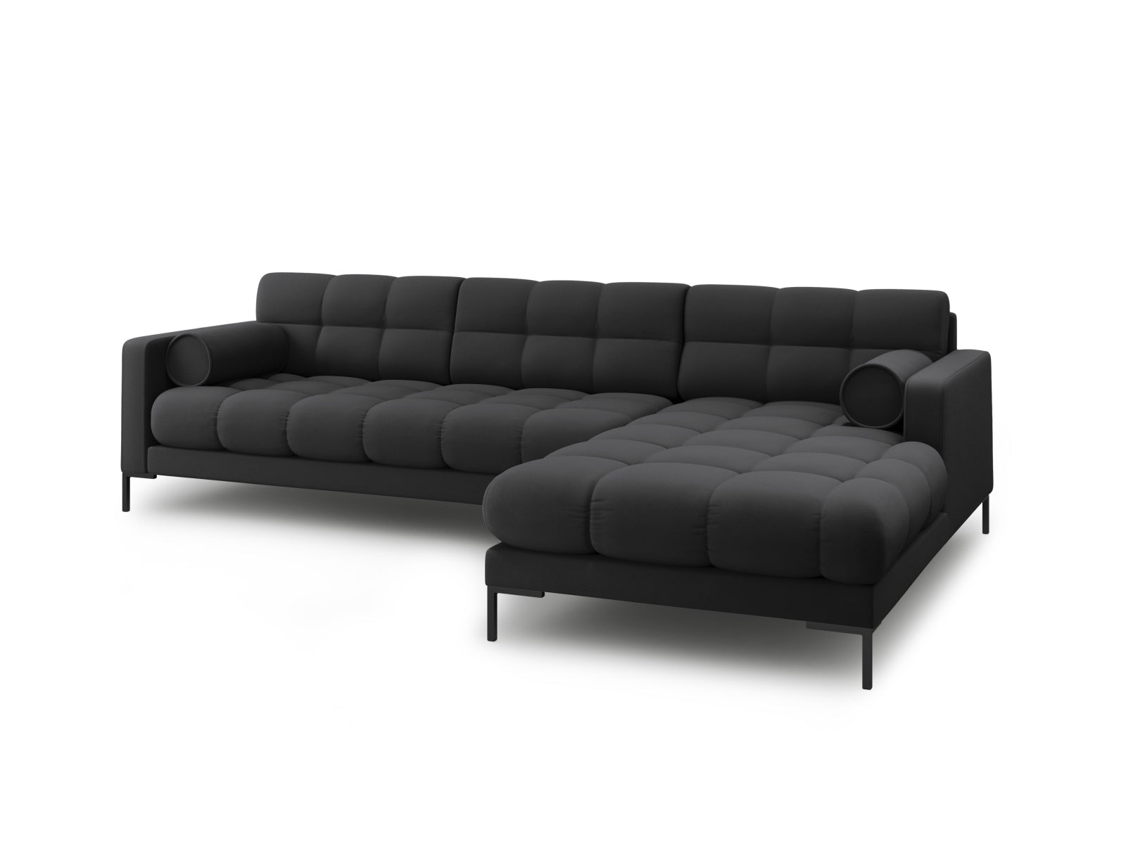5-Sitzer Ecksofa rechts Bali in Dark Grey-Neve präsentiert im Onlineshop von KAQTU Design AG. Ecksofa rechts ist von Cosmopolitan Design