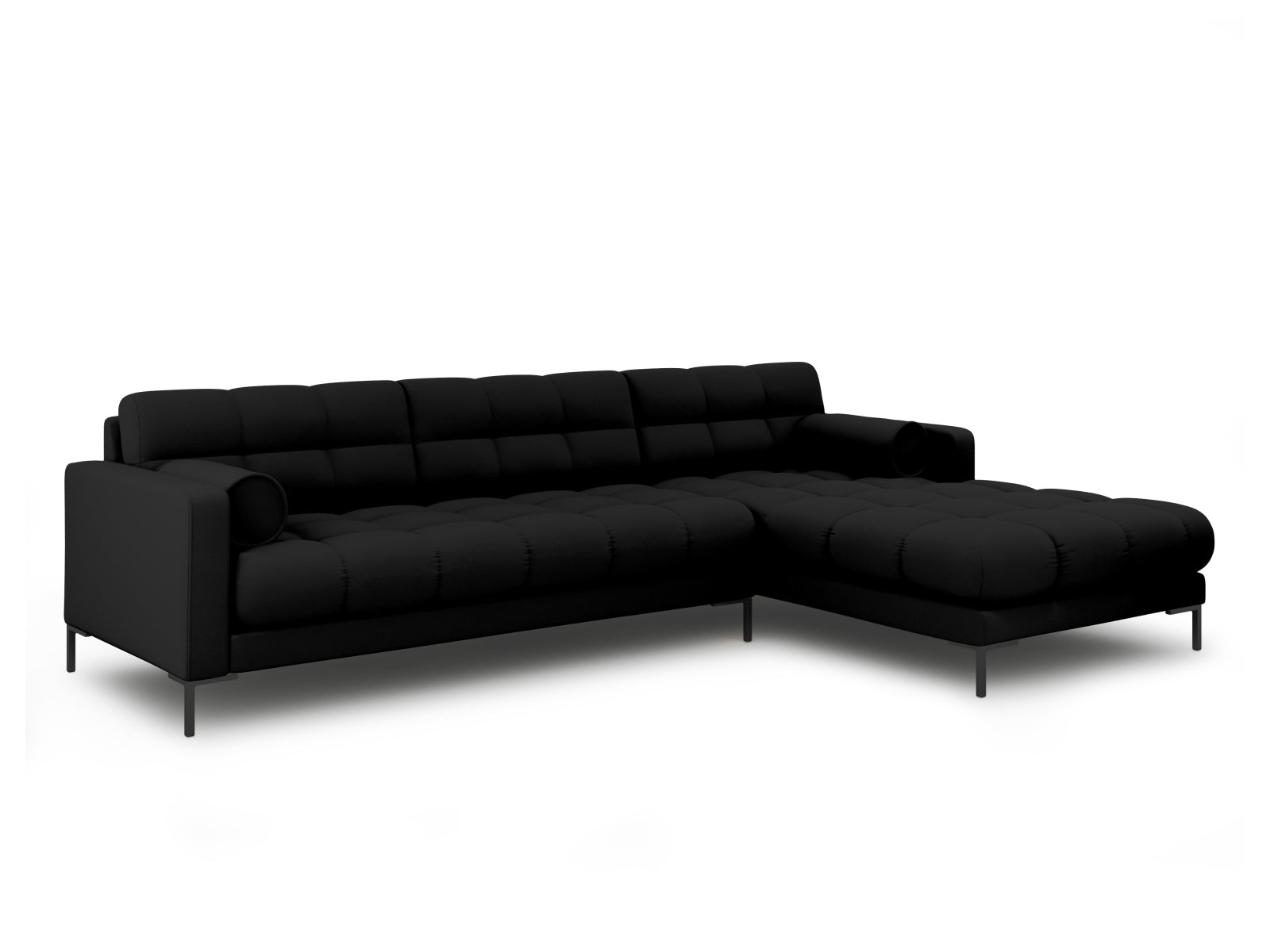5-Sitzer Ecksofa rechts Bali in Black-Neve präsentiert im Onlineshop von KAQTU Design AG. Ecksofa rechts ist von Cosmopolitan Design