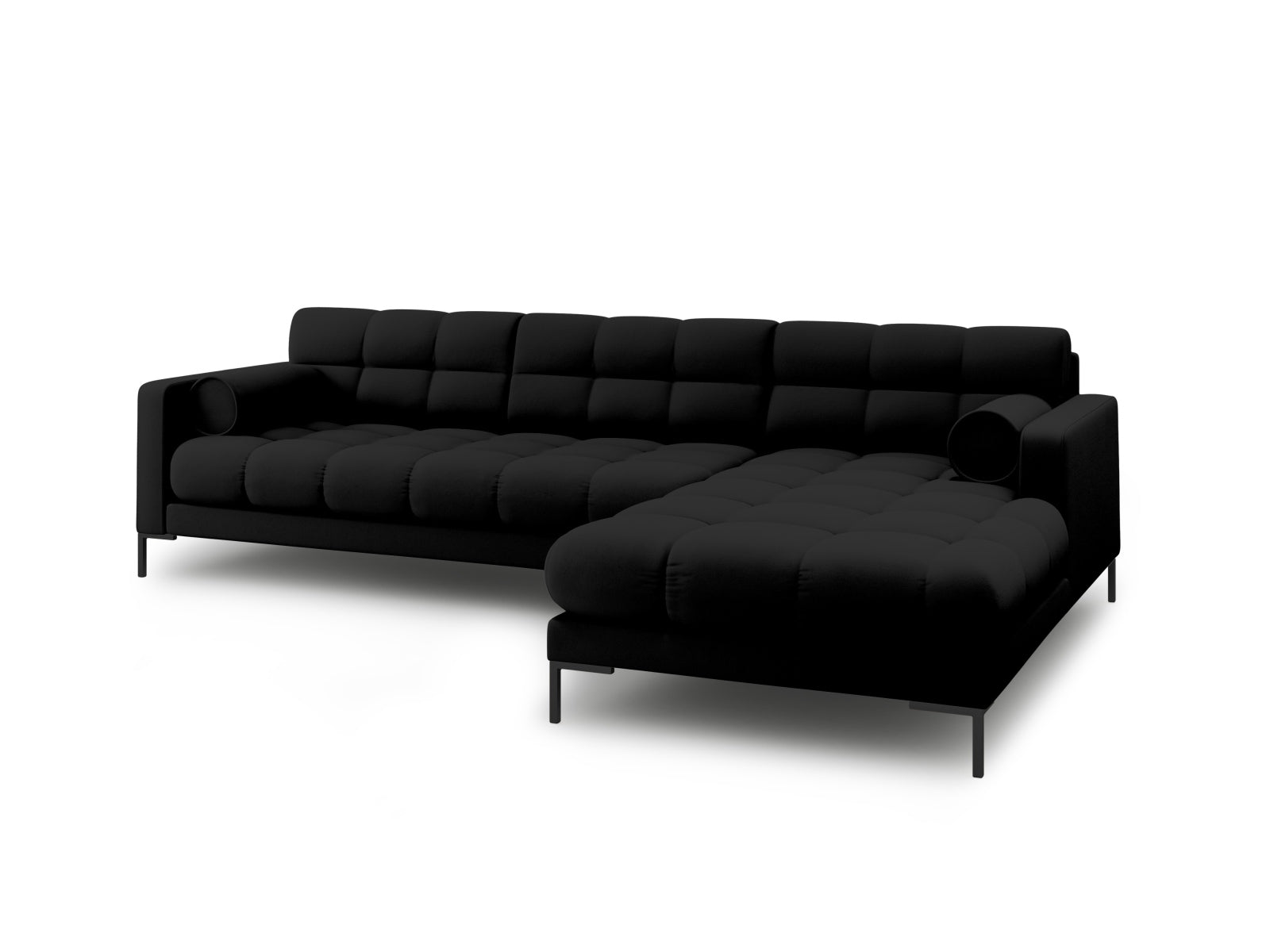 5-Sitzer Ecksofa rechts Bali in Black-Neve präsentiert im Onlineshop von KAQTU Design AG. Ecksofa rechts ist von Cosmopolitan Design