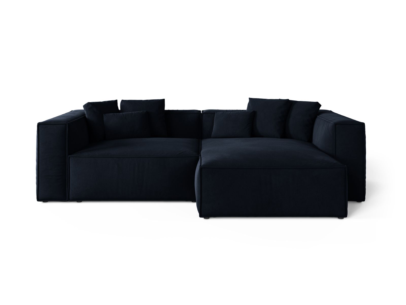 3-Sitzer Ecksofa rechts Aveiro in Royal Blue-Casino präsentiert im Onlineshop von KAQTU Design AG. Ecksofa rechts ist von Cosmopolitan Design