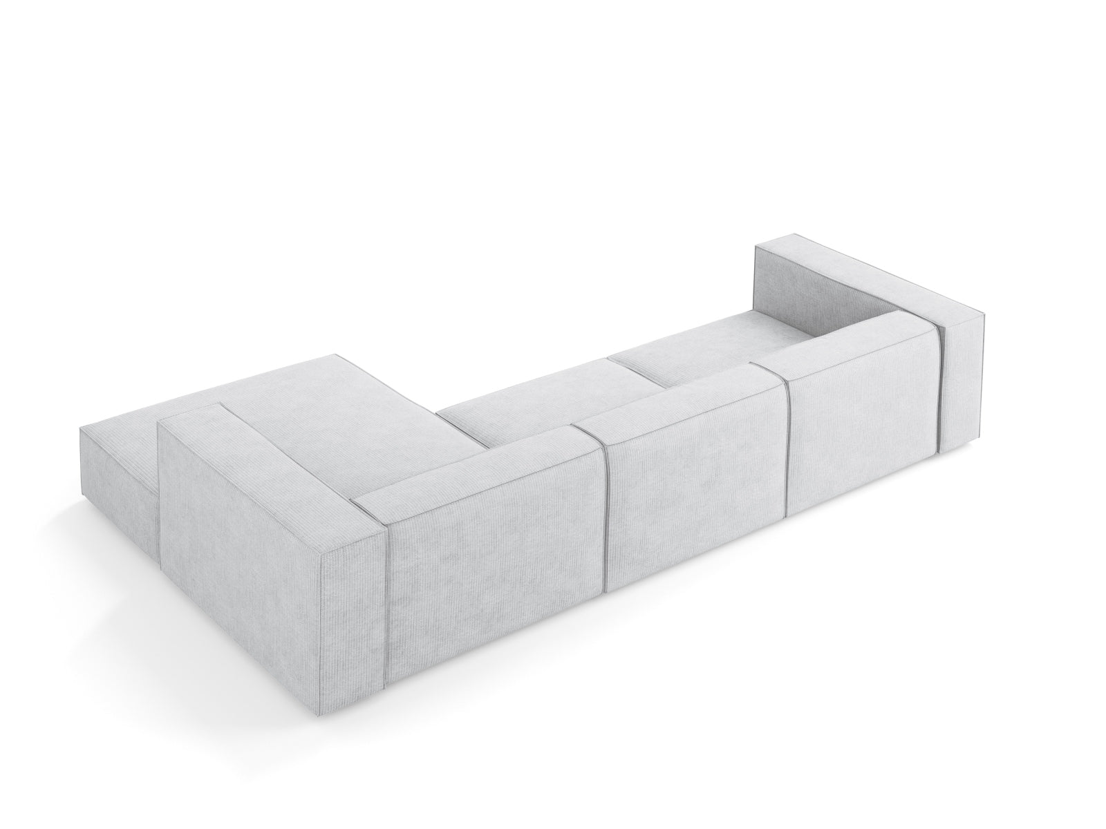 Erleben Sie das stilvolle Arendal Ecksofa rechts 4 Sitzer von Cosmopolitan Design – perfekt für moderne Wohnkonzepte und ultimativen Sitzkomfort.