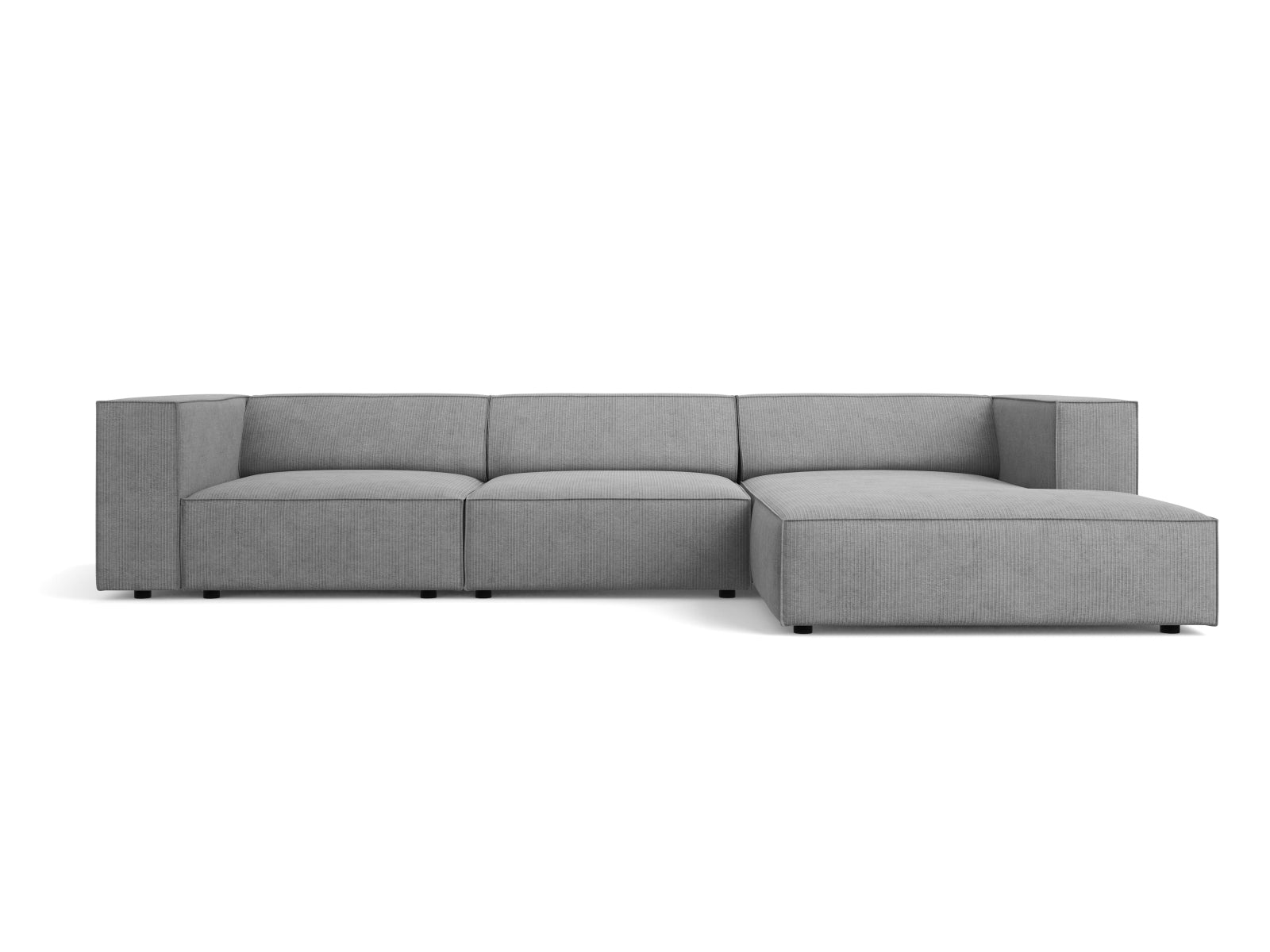 Arendal Ecksofa rechts 4 Sitzer in Dark Grey präsentiert im Onlineshop von KAQTU Design AG. Ecksofa rechts ist von Cosmopolitan Design