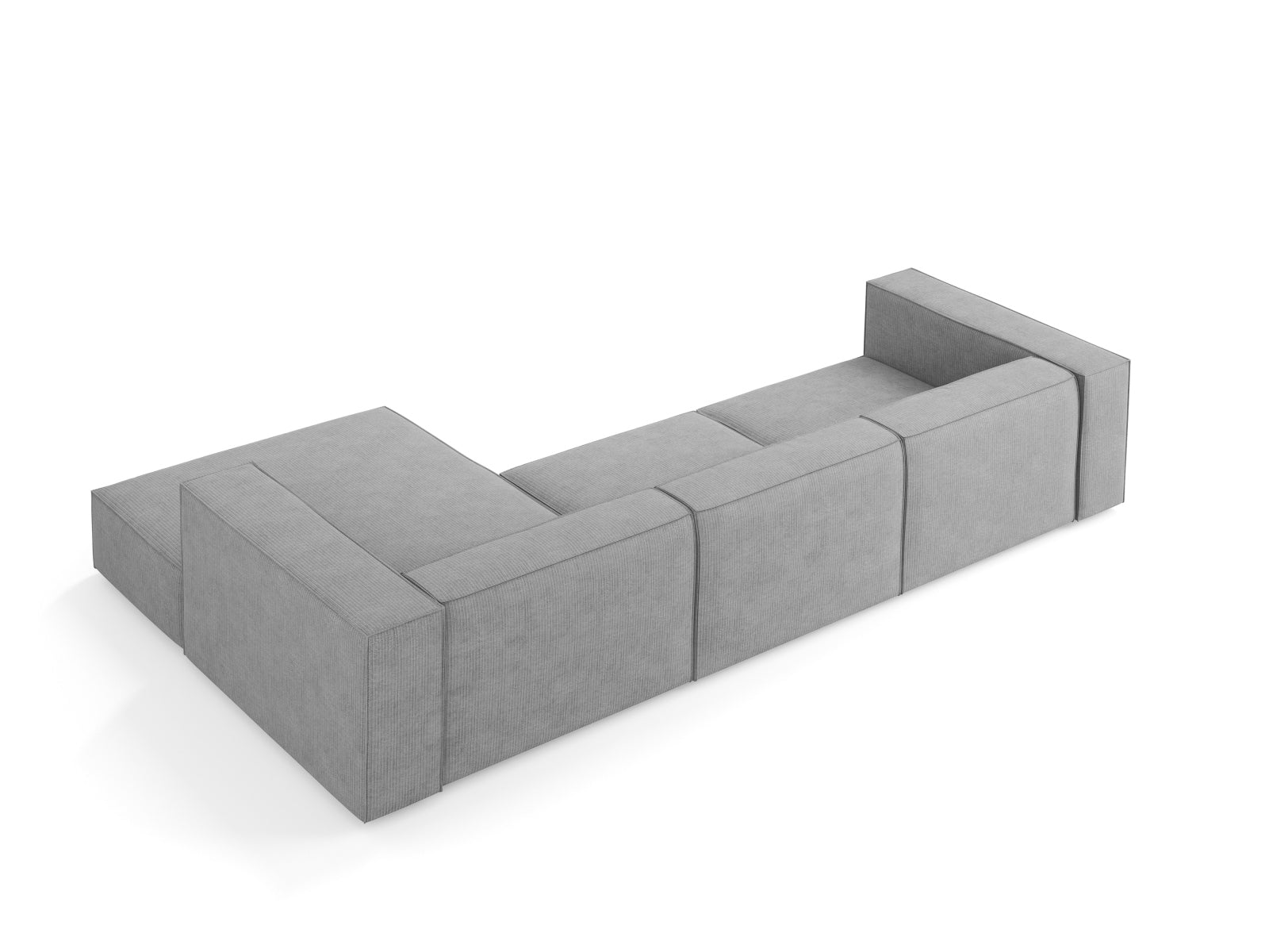 Erleben Sie das stilvolle Arendal Ecksofa rechts 4 Sitzer von Cosmopolitan Design – perfekt für moderne Wohnkonzepte und ultimativen Sitzkomfort.