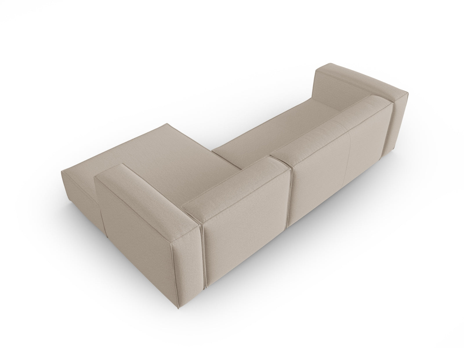 Erleben Sie das stilvolle Mackay Ecksofa rechts 4 Sitzer von Cosmopolitan Design – perfekt für modernes Wohnen und ultimativen Komfort.