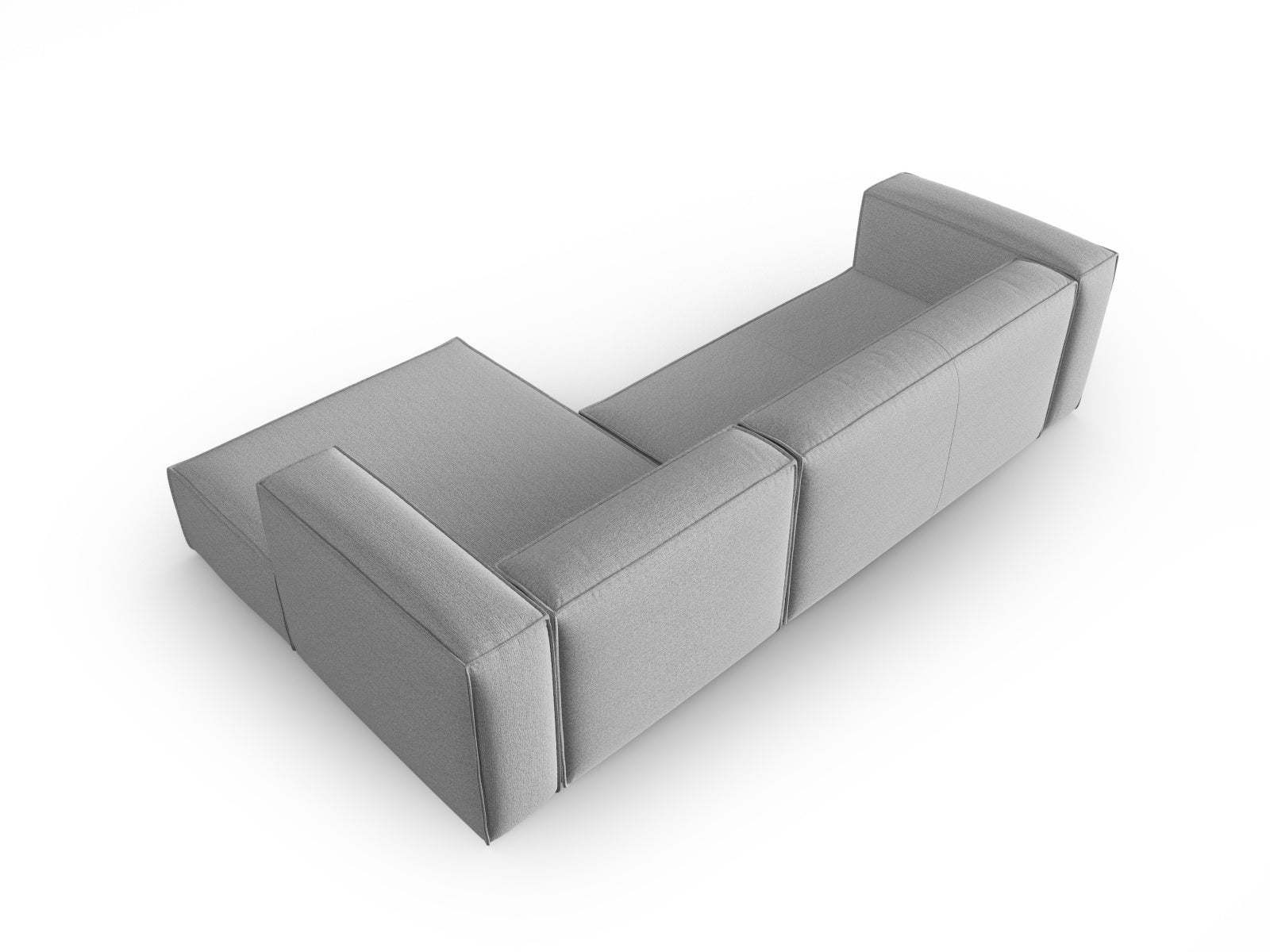 Erleben Sie das stilvolle Mackay Ecksofa rechts 4 Sitzer von Cosmopolitan Design – perfekt für moderne Wohnkonzepte und ultimativen Komfort.