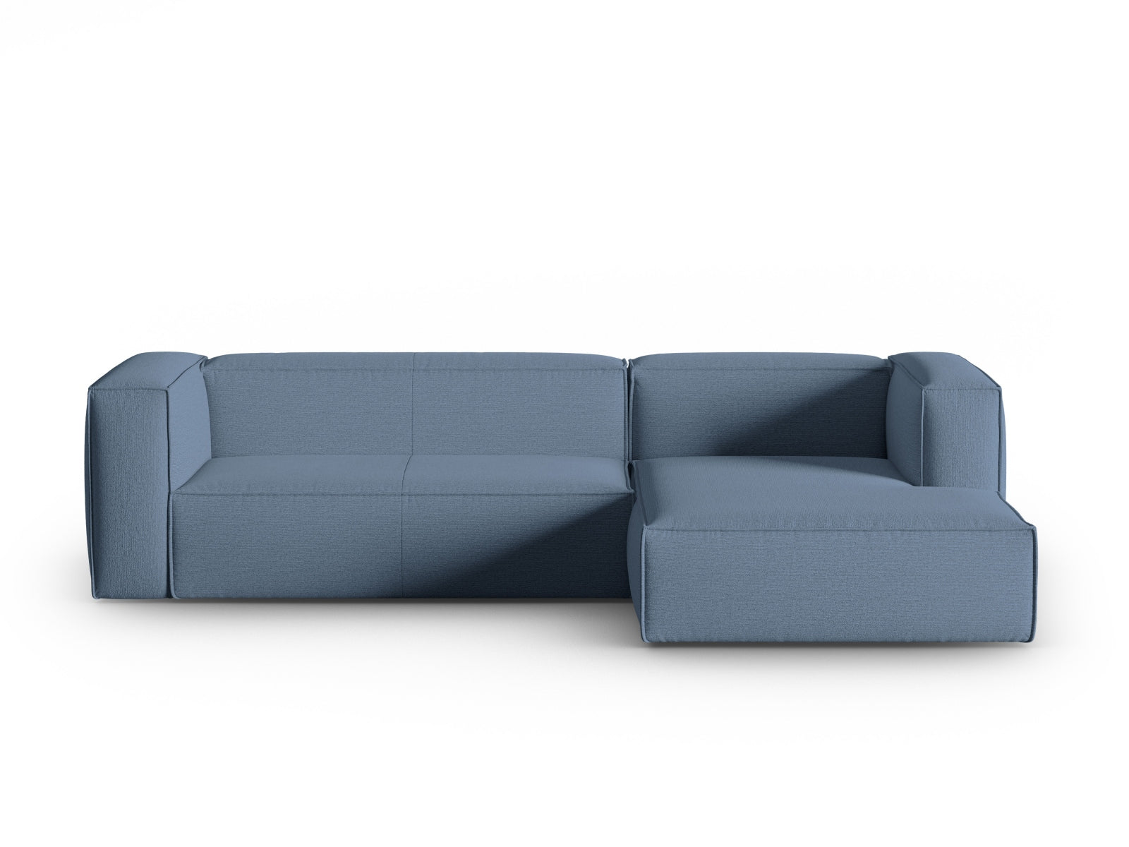 Mackay Ecksofa rechts 4 Sitzer in Blue Jeans präsentiert im Onlineshop von KAQTU Design AG. Ecksofa rechts ist von Cosmopolitan Design