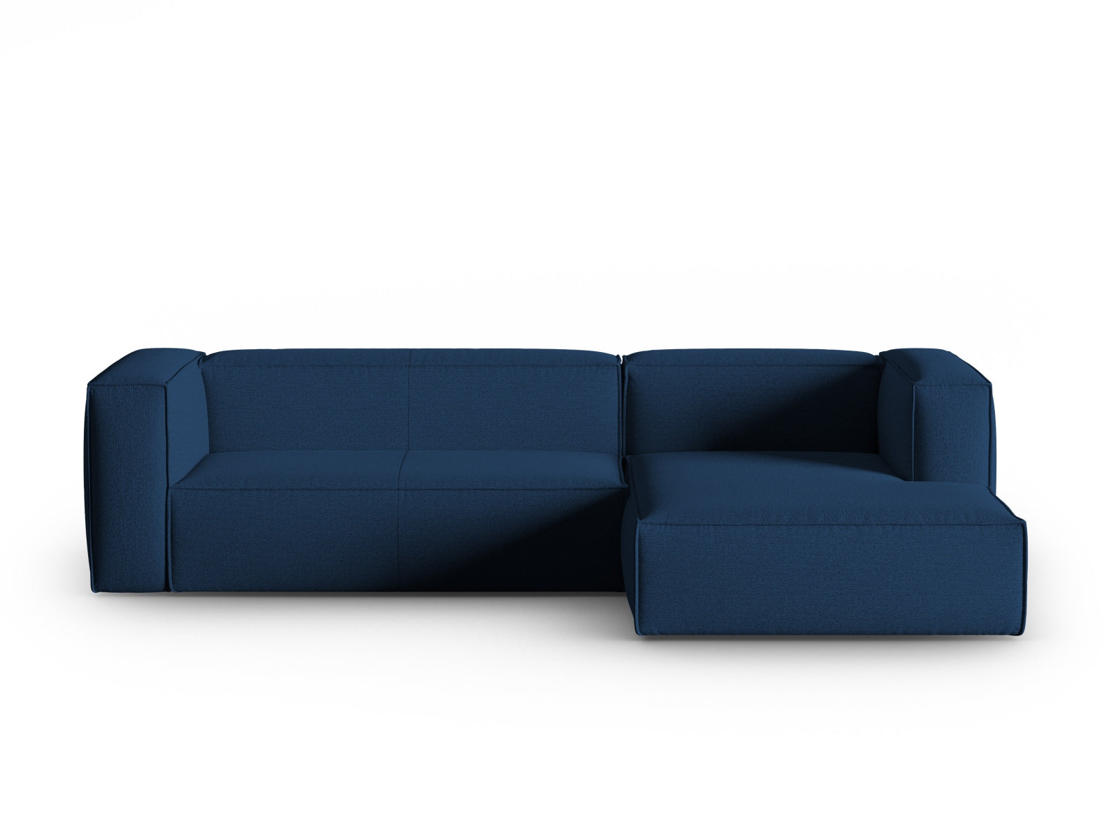 Mackay Ecksofa rechts 4 Sitzer in Dark Blue präsentiert im Onlineshop von KAQTU Design AG. Ecksofa rechts ist von Cosmopolitan Design