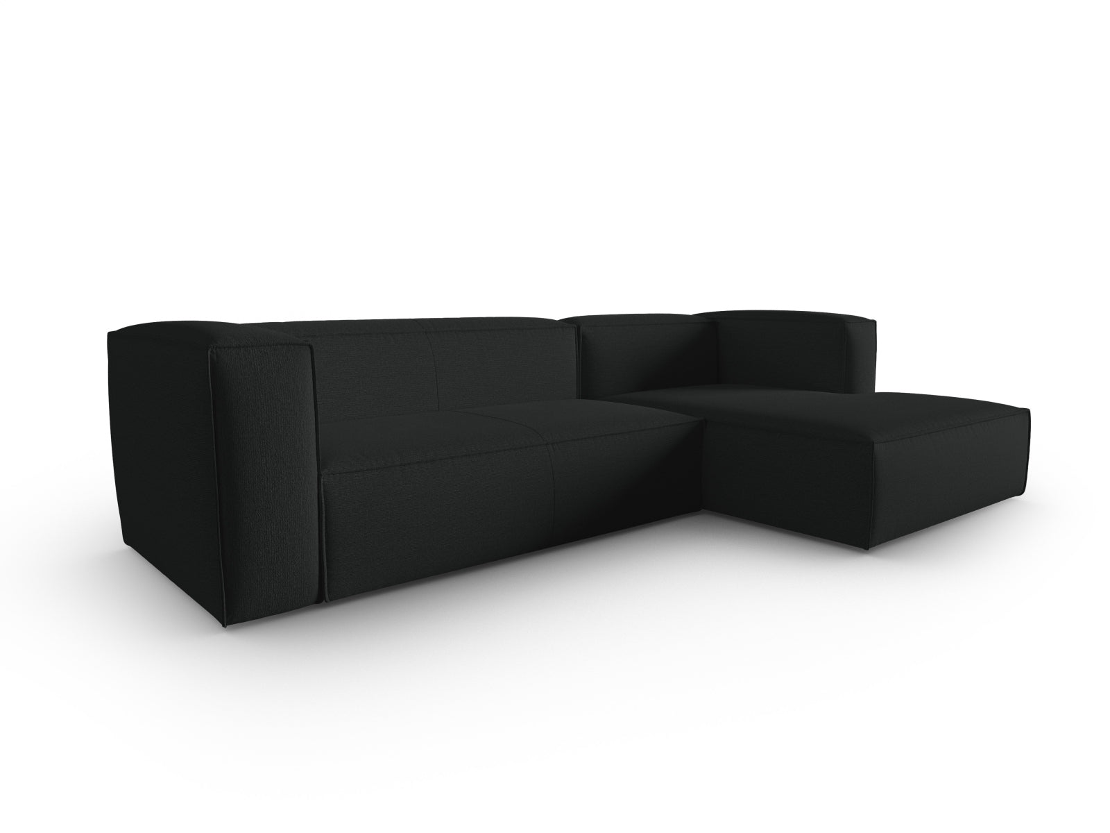 Entdecken Sie das elegante Mackay Ecksofa rechts 4 Sitzer von Cosmopolitan Design – ideal für zeitgemässe Wohnräume und höchsten Sitzkomfort.