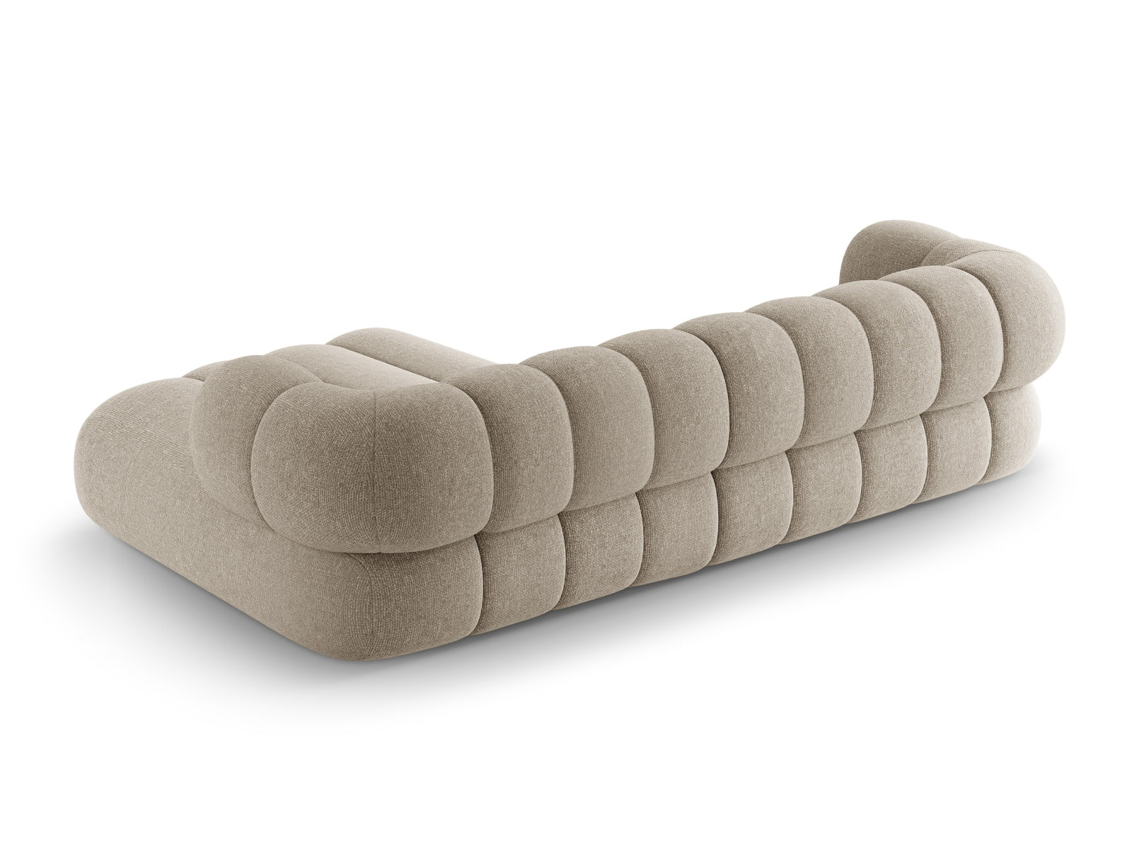 Koge Ecksofa 5 Sitzer 165cm in Dark Beige-Eden präsentiert im Onlineshop von KAQTU Design AG. L-Sofa links ist von Cosmopolitan Design