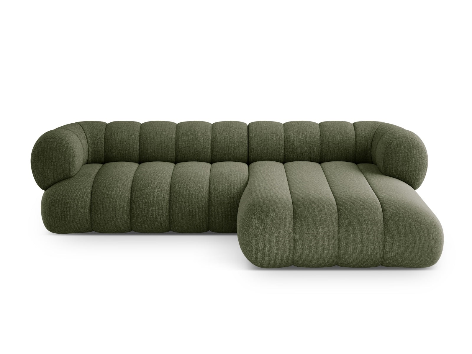 Koge Ecksofa 5 Sitzer 165cm in Green-Eden präsentiert im Onlineshop von KAQTU Design AG. L-Sofa links ist von Cosmopolitan Design