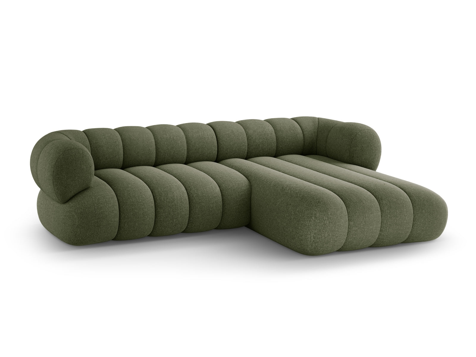 Koge Ecksofa 5 Sitzer 165cm in Green-Eden präsentiert im Onlineshop von KAQTU Design AG. L-Sofa links ist von Cosmopolitan Design