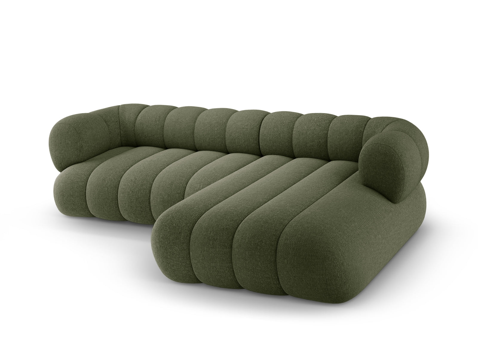Koge Ecksofa 5 Sitzer 165cm in Green-Eden präsentiert im Onlineshop von KAQTU Design AG. L-Sofa links ist von Cosmopolitan Design